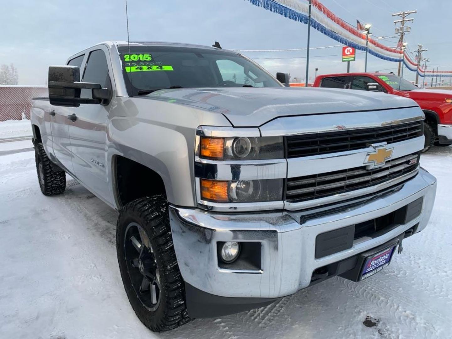 2015 SILVER CHEVROLET SILVERADO 2500 HEAVY DUTY LT (1GC1KVEG9FF) with an 6.0L engine, Automatic transmission, located at 2525 S. Cushman, Fairbanks, AK, 99701, (907) 452-5707, 64.824036, -147.712311 - Photo#0