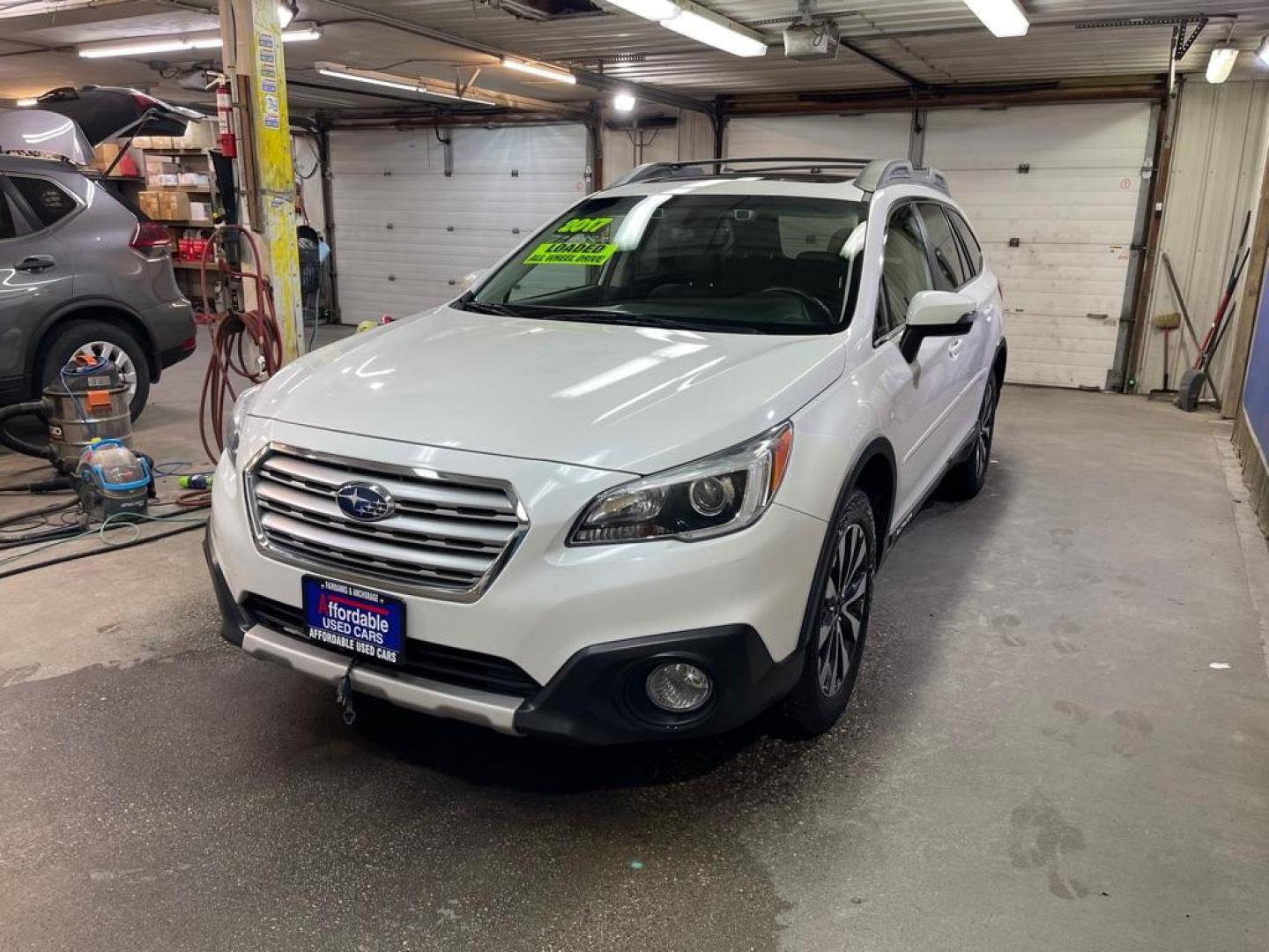 2017 WHITE SUBARU OUTBACK 2.5I LIMITED (4S4BSANC9H3) with an 2.5L engine, Continuously Variable transmission, located at 2525 S. Cushman, Fairbanks, AK, 99701, (907) 452-5707, 64.824036, -147.712311 - Photo#1