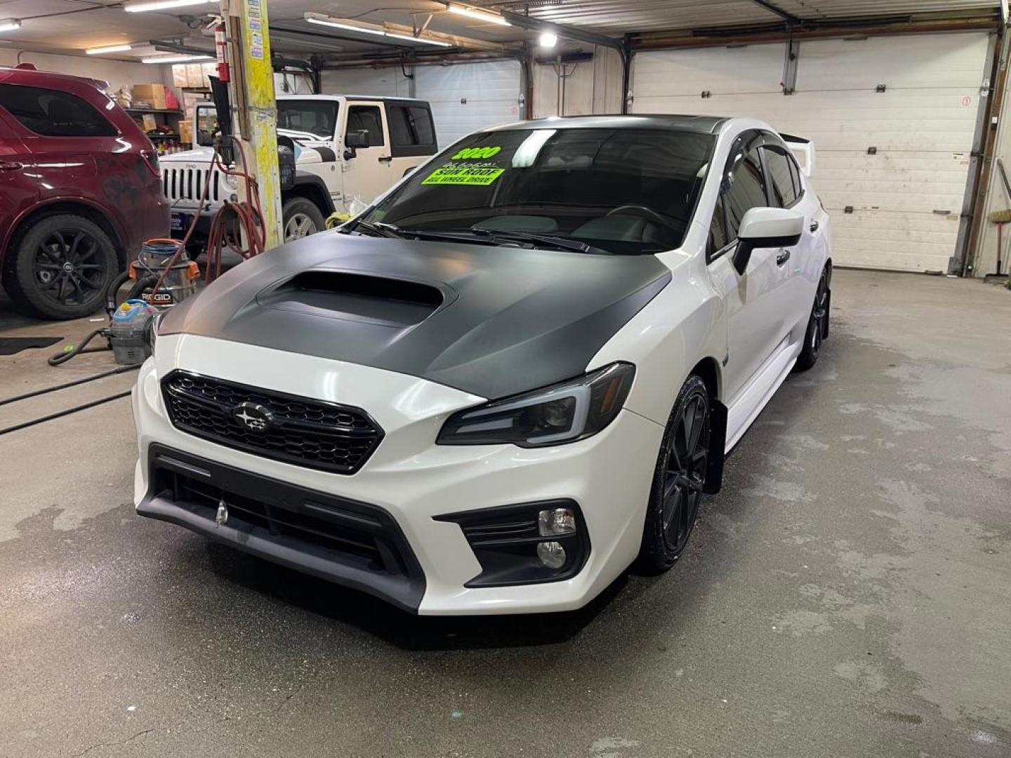 2020 WHITE SUBARU WRX PREMIUM (JF1VA1F65L8) with an 2.0L engine, Continuously Variable transmission, located at 2525 S. Cushman, Fairbanks, AK, 99701, (907) 452-5707, 64.824036, -147.712311 - Photo#1