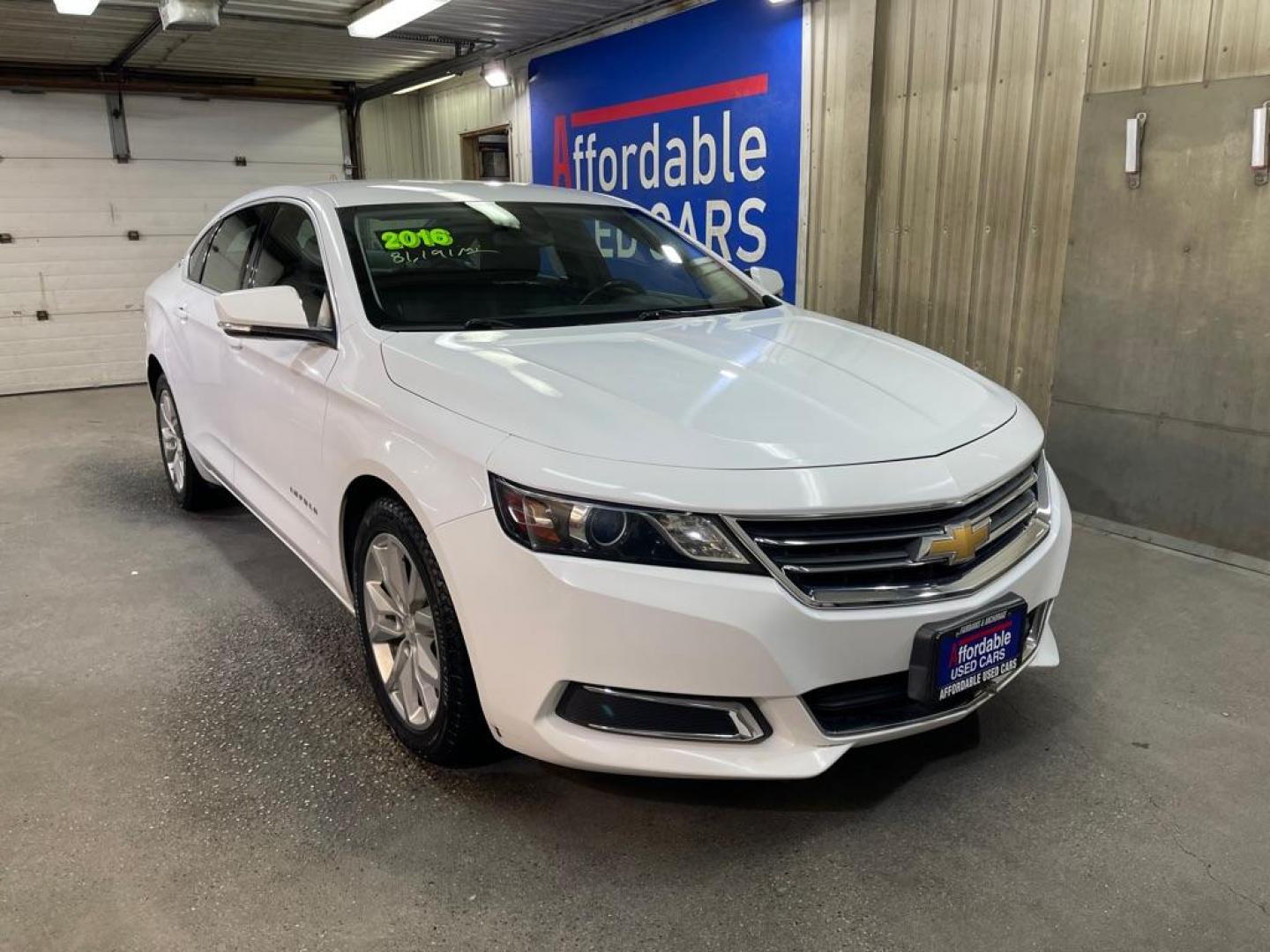 2016 WHITE CHEVROLET IMPALA LT (2G1115S33G9) with an 3.6L engine, Automatic transmission, located at 2525 S. Cushman, Fairbanks, AK, 99701, (907) 452-5707, 64.824036, -147.712311 - Photo#0