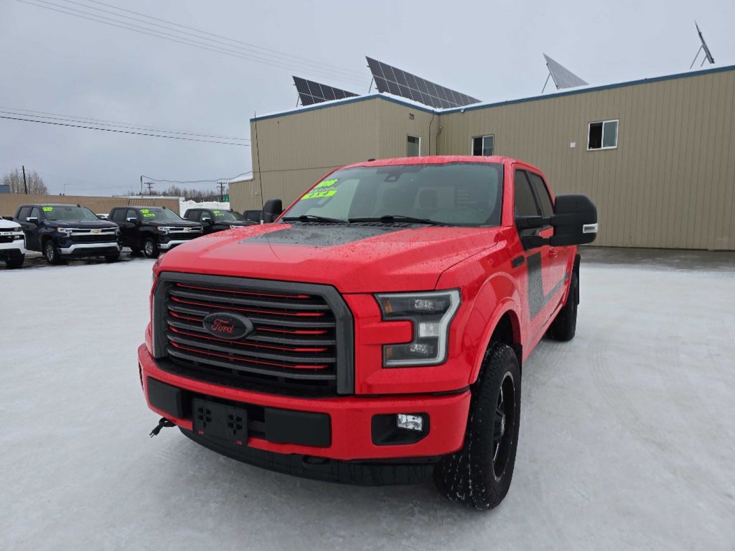 2016 RED FORD F150 SUPERCREW (1FTEW1EFXGF) with an 5.0L engine, Automatic transmission, located at 2525 S. Cushman, Fairbanks, AK, 99701, (907) 452-5707, 64.824036, -147.712311- Photo#0