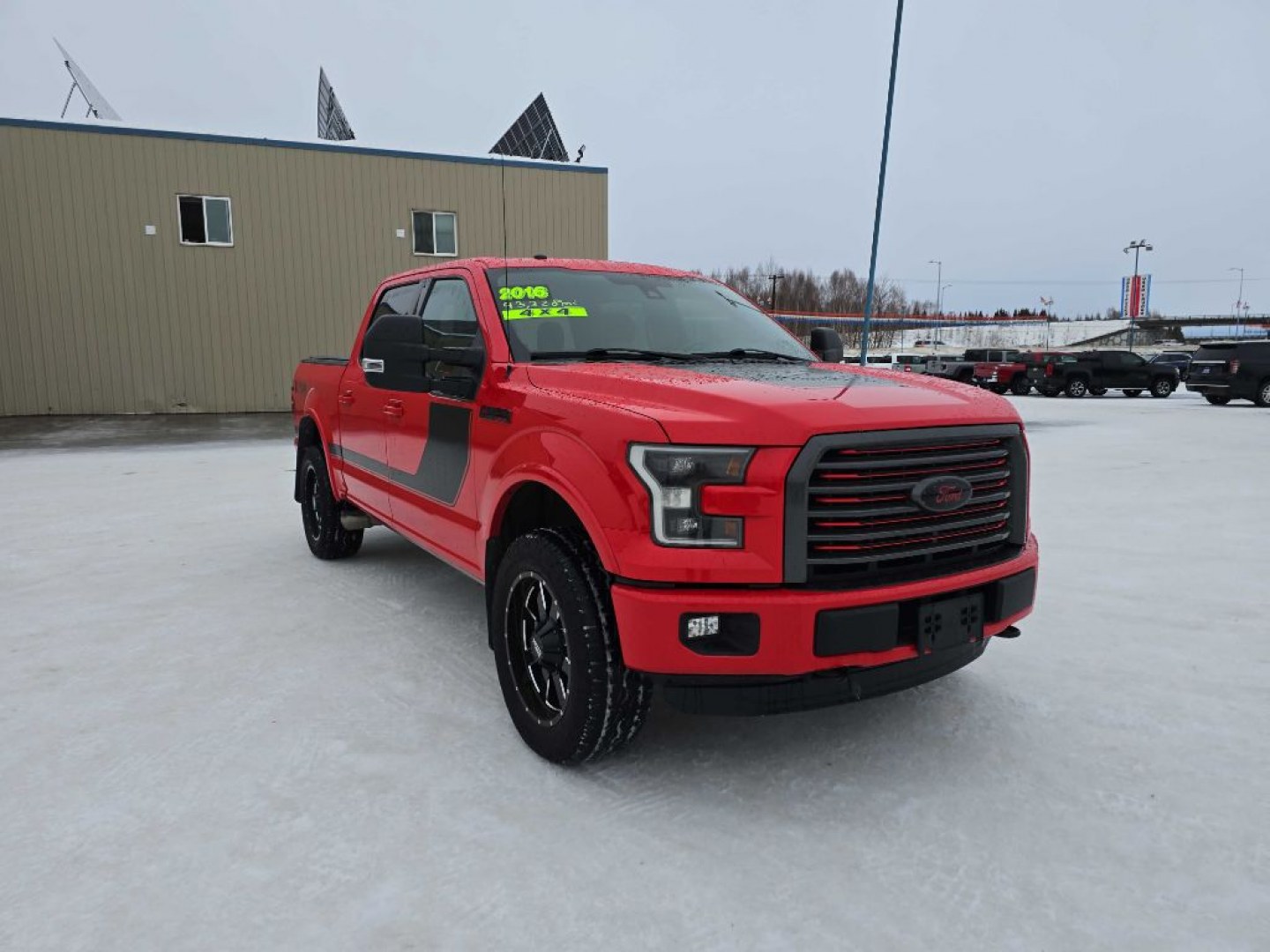 2016 RED FORD F150 SUPERCREW (1FTEW1EFXGF) with an 5.0L engine, Automatic transmission, located at 2525 S. Cushman, Fairbanks, AK, 99701, (907) 452-5707, 64.824036, -147.712311- Photo#2