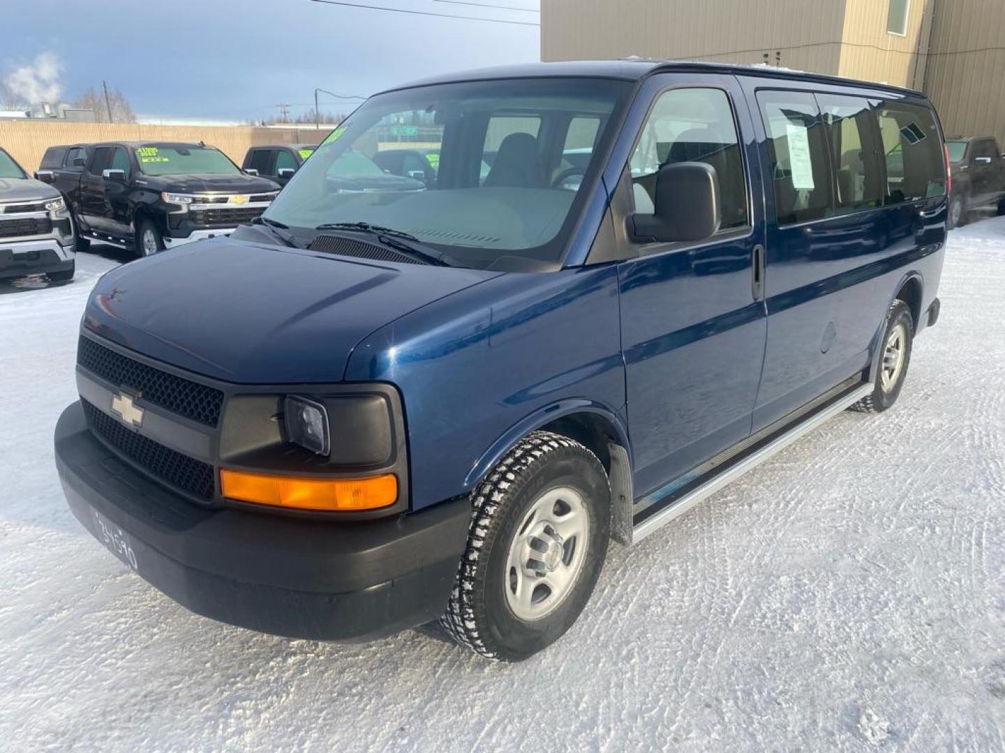 2003 BLUE CHEVROLET EXPRESS G1500 (1GNFH15TX31) with an 5.3L engine, Automatic transmission, located at 2525 S. Cushman, Fairbanks, AK, 99701, (907) 452-5707, 64.824036, -147.712311 - Photo#0