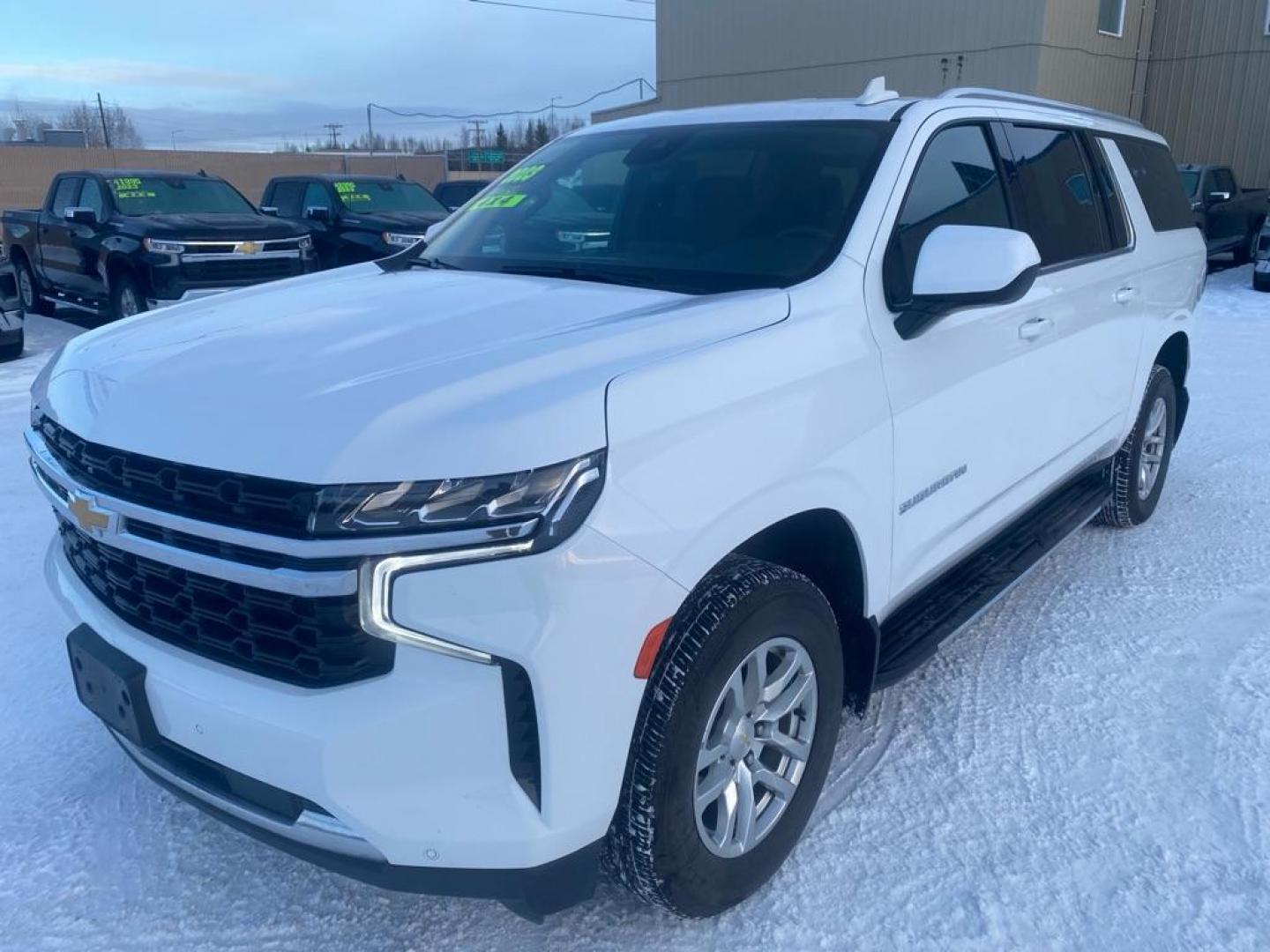 2023 WHTE CHEVROLET SUBURBAN 1500 LS (1GNSKBKD2PR) with an 5.3L engine, Automatic transmission, located at 2525 S. Cushman, Fairbanks, AK, 99701, (907) 452-5707, 64.824036, -147.712311 - Photo#0