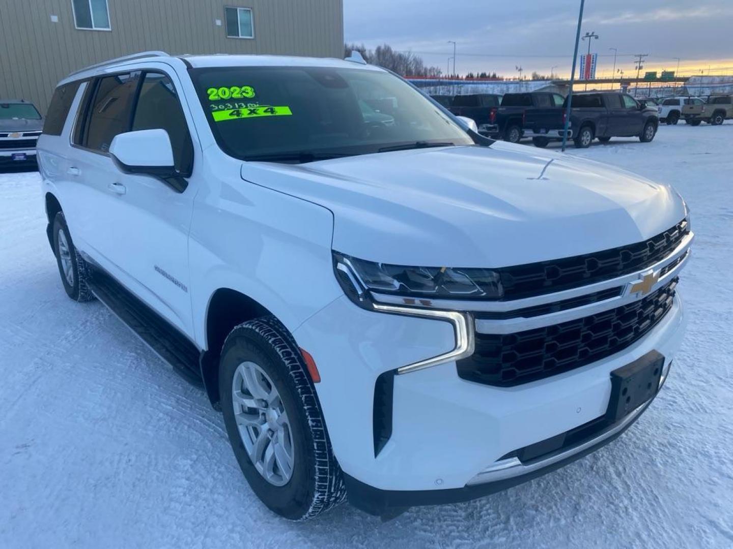 2023 WHTE CHEVROLET SUBURBAN 1500 LS (1GNSKBKD2PR) with an 5.3L engine, Automatic transmission, located at 2525 S. Cushman, Fairbanks, AK, 99701, (907) 452-5707, 64.824036, -147.712311 - Photo#1