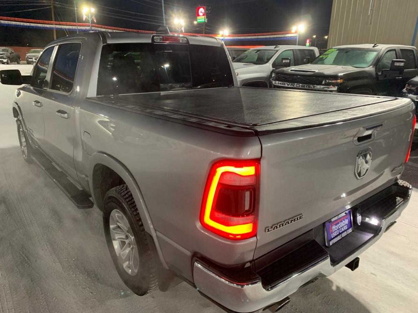 2019 SILVER RAM 1500 LARAMIE (1C6SRFJT5KN) with an 5.7L engine, Automatic transmission, located at 2525 S. Cushman, Fairbanks, AK, 99701, (907) 452-5707, 64.824036, -147.712311 - Photo#2