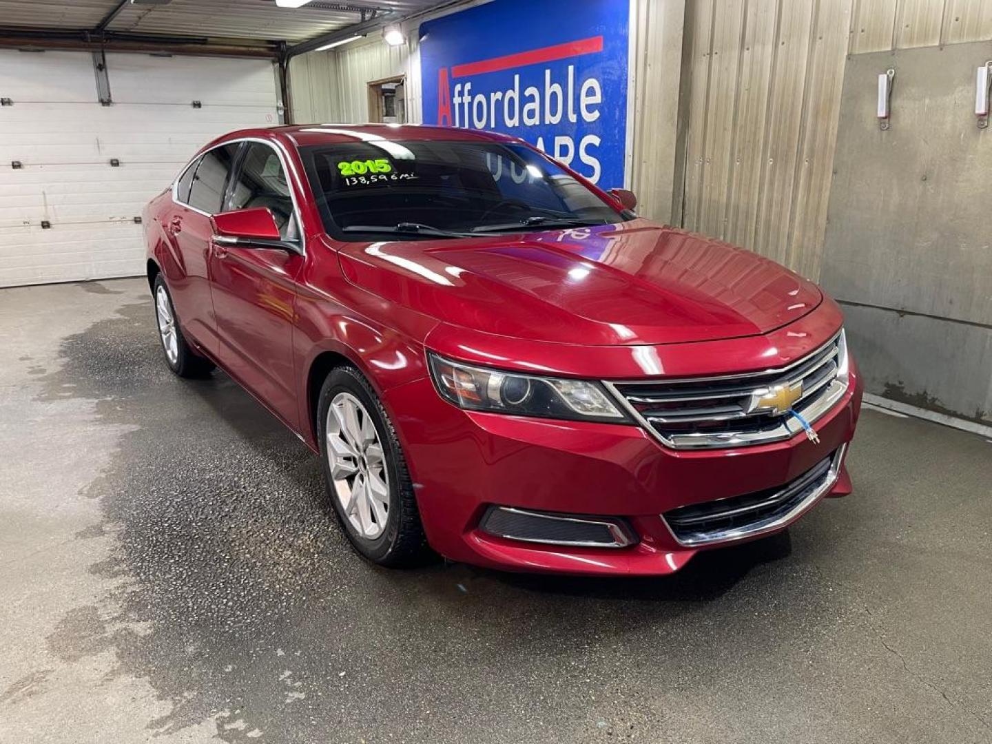 2015 RED CHEVROLET IMPALA LT (2G1115SL9F9) with an 2.5L engine, Automatic transmission, located at 2525 S. Cushman, Fairbanks, AK, 99701, (907) 452-5707, 64.824036, -147.712311 - Photo#0