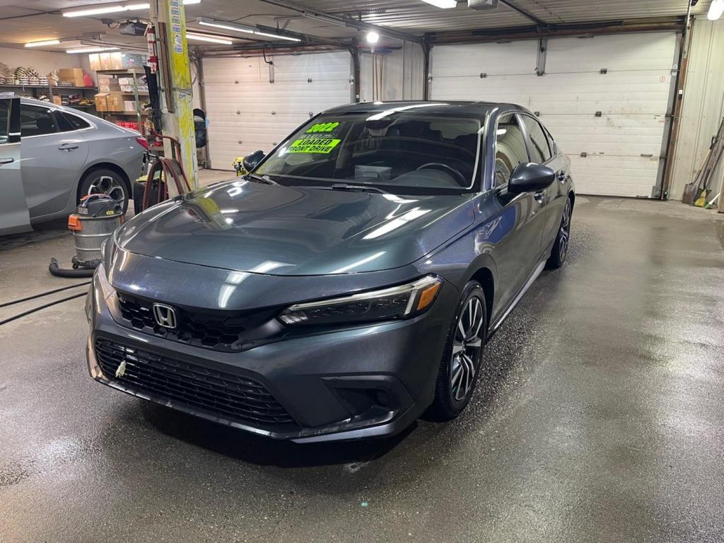 2022 GRAY HONDA CIVIC EXL (19XFL1H79NE) with an 1.5L engine, Continuously Variable transmission, located at 2525 S. Cushman, Fairbanks, AK, 99701, (907) 452-5707, 64.824036, -147.712311 - Photo#1
