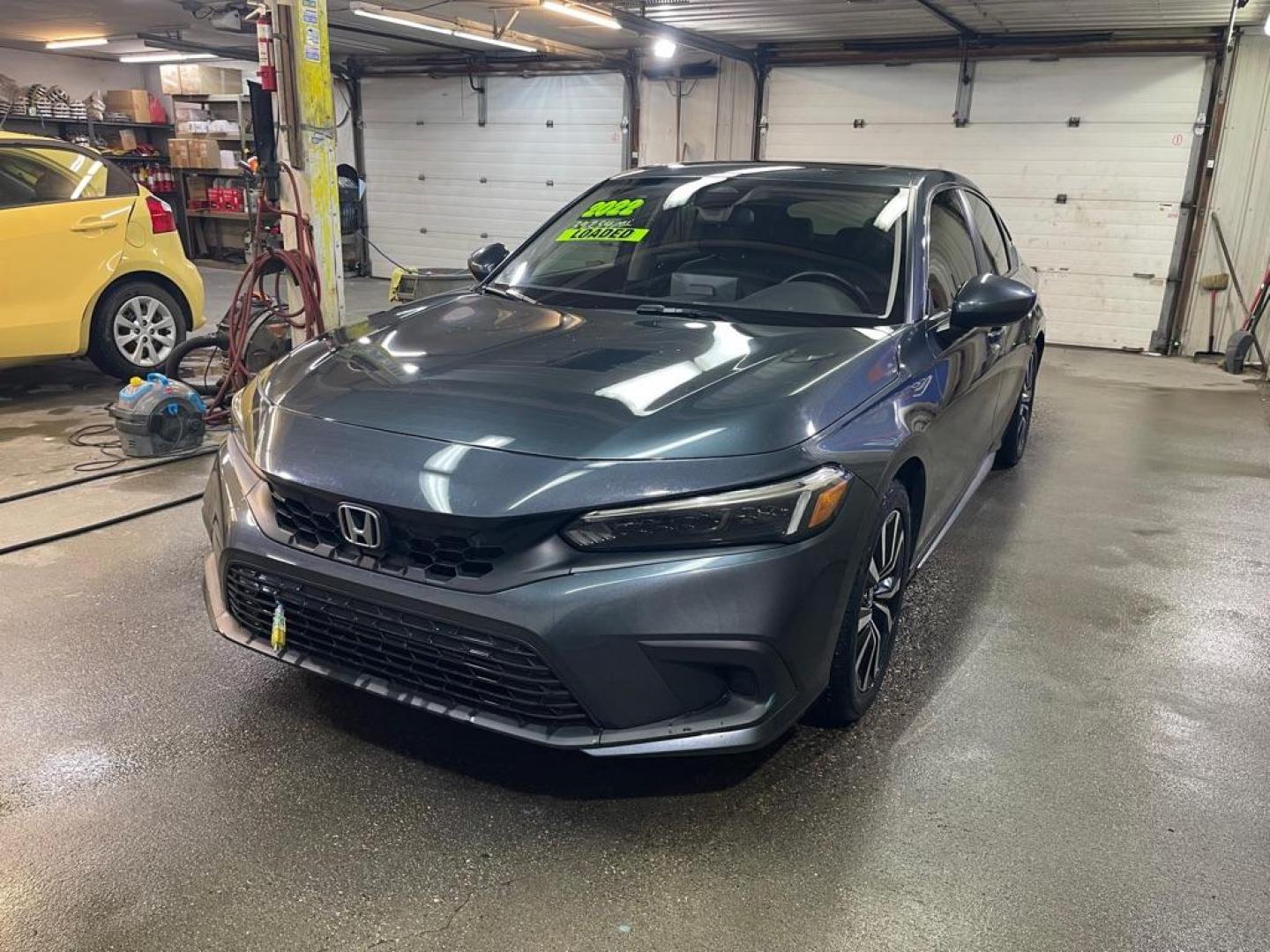 2022 GRAY HONDA CIVIC EXL (19XFL1H79NE) with an 1.5L engine, Continuously Variable transmission, located at 2525 S. Cushman, Fairbanks, AK, 99701, (907) 452-5707, 64.824036, -147.712311 - Photo#1