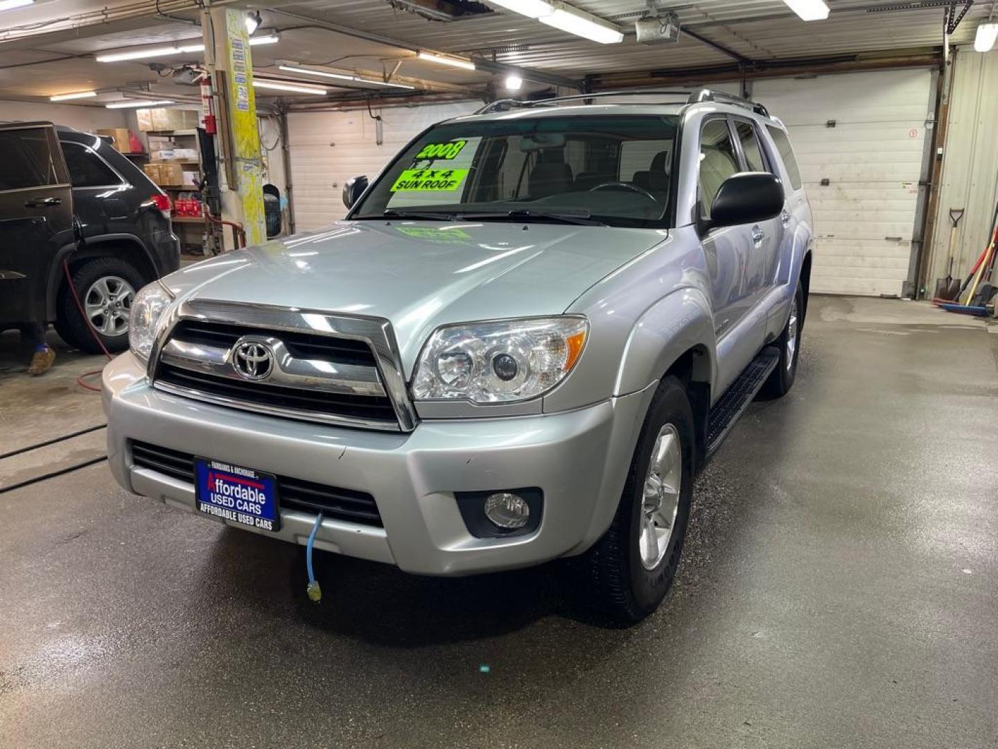 2008 SILVER TOYOTA 4RUNNER SR5 (JTEBU14R18K) with an 4.0L engine, Automatic transmission, located at 2525 S. Cushman, Fairbanks, AK, 99701, (907) 452-5707, 64.824036, -147.712311 - Photo#1