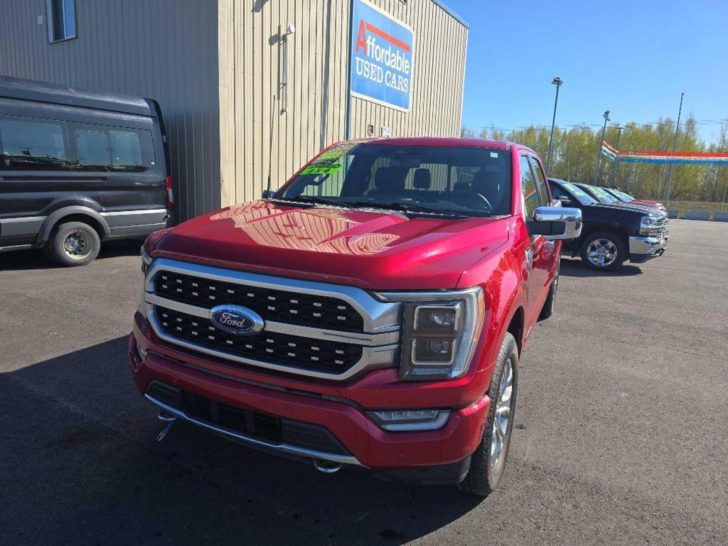 2023 RED FORD F150 SUPERCREW (1FTFW1ED0PF) with an 3.5L engine, Automatic transmission, located at 2525 S. Cushman, Fairbanks, AK, 99701, (907) 452-5707, 64.824036, -147.712311 - Photo#7