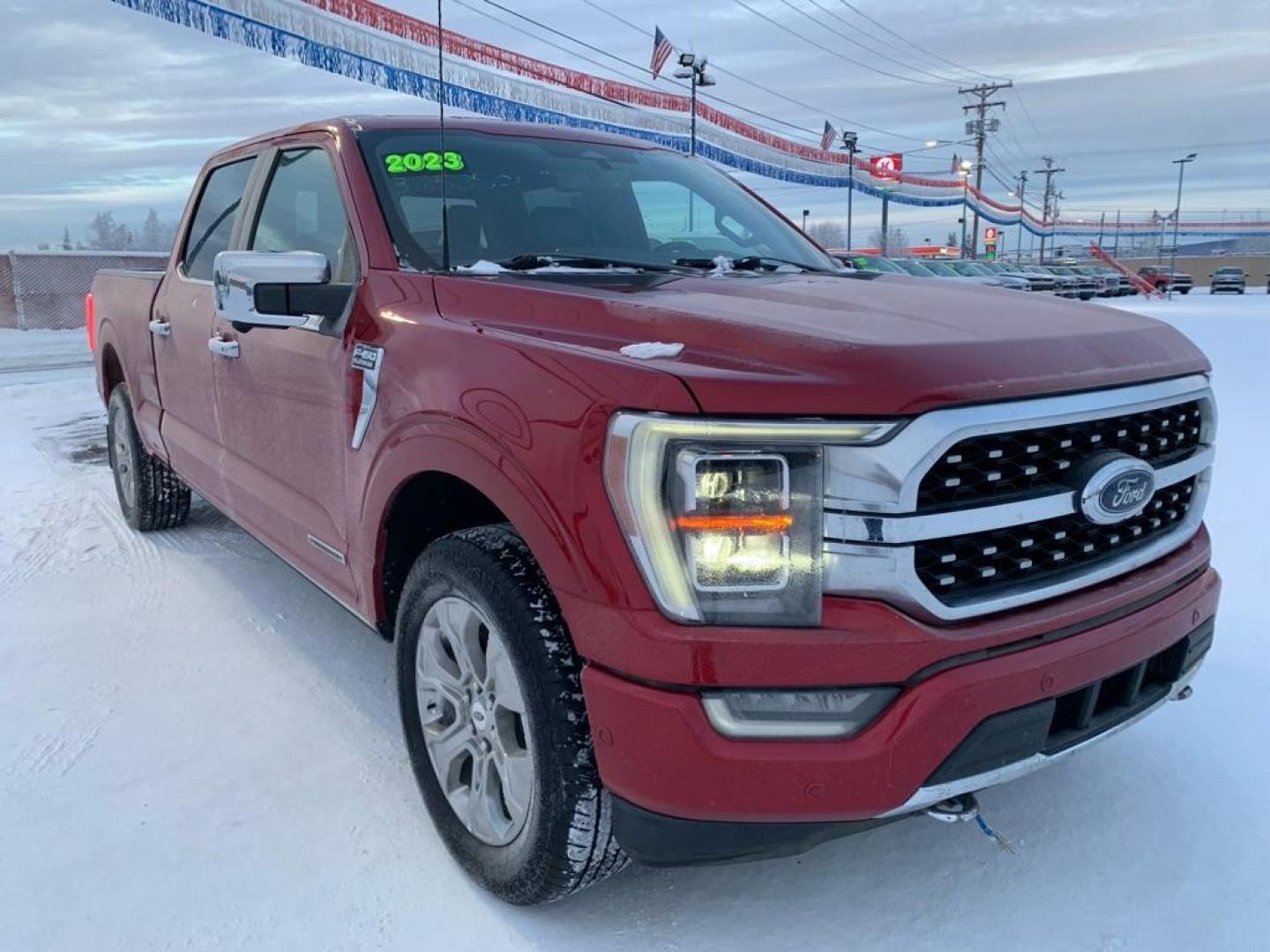 2023 RED FORD F150 SUPERCREW (1FTFW1ED0PF) with an 3.5L engine, Automatic transmission, located at 2525 S. Cushman, Fairbanks, AK, 99701, (907) 452-5707, 64.824036, -147.712311 - Photo#0