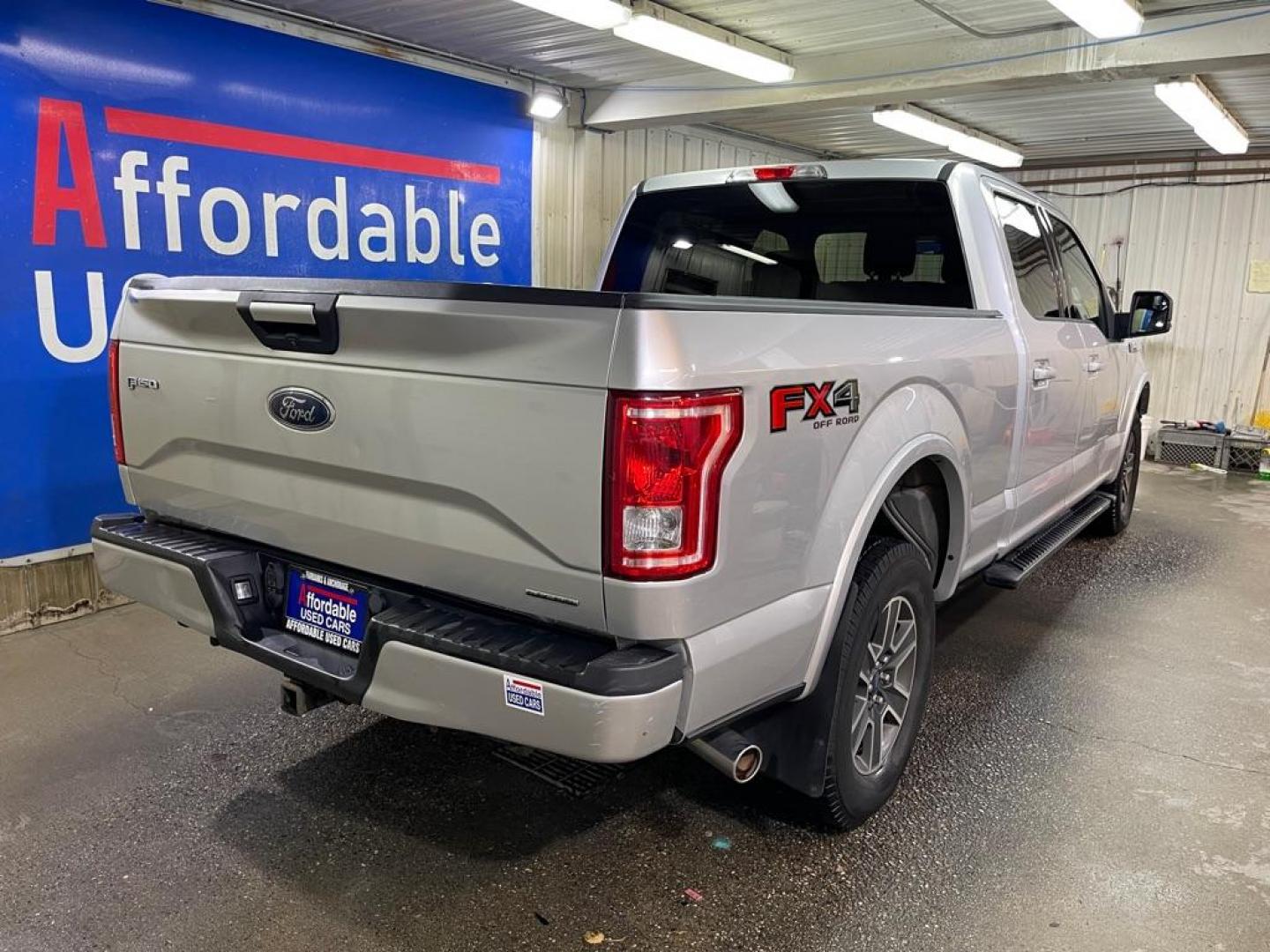 2015 SILVER FORD F150 SUPERCREW (1FTFW1EF3FK) with an 5.0L engine, Automatic transmission, located at 2525 S. Cushman, Fairbanks, AK, 99701, (907) 452-5707, 64.824036, -147.712311 - Photo#2