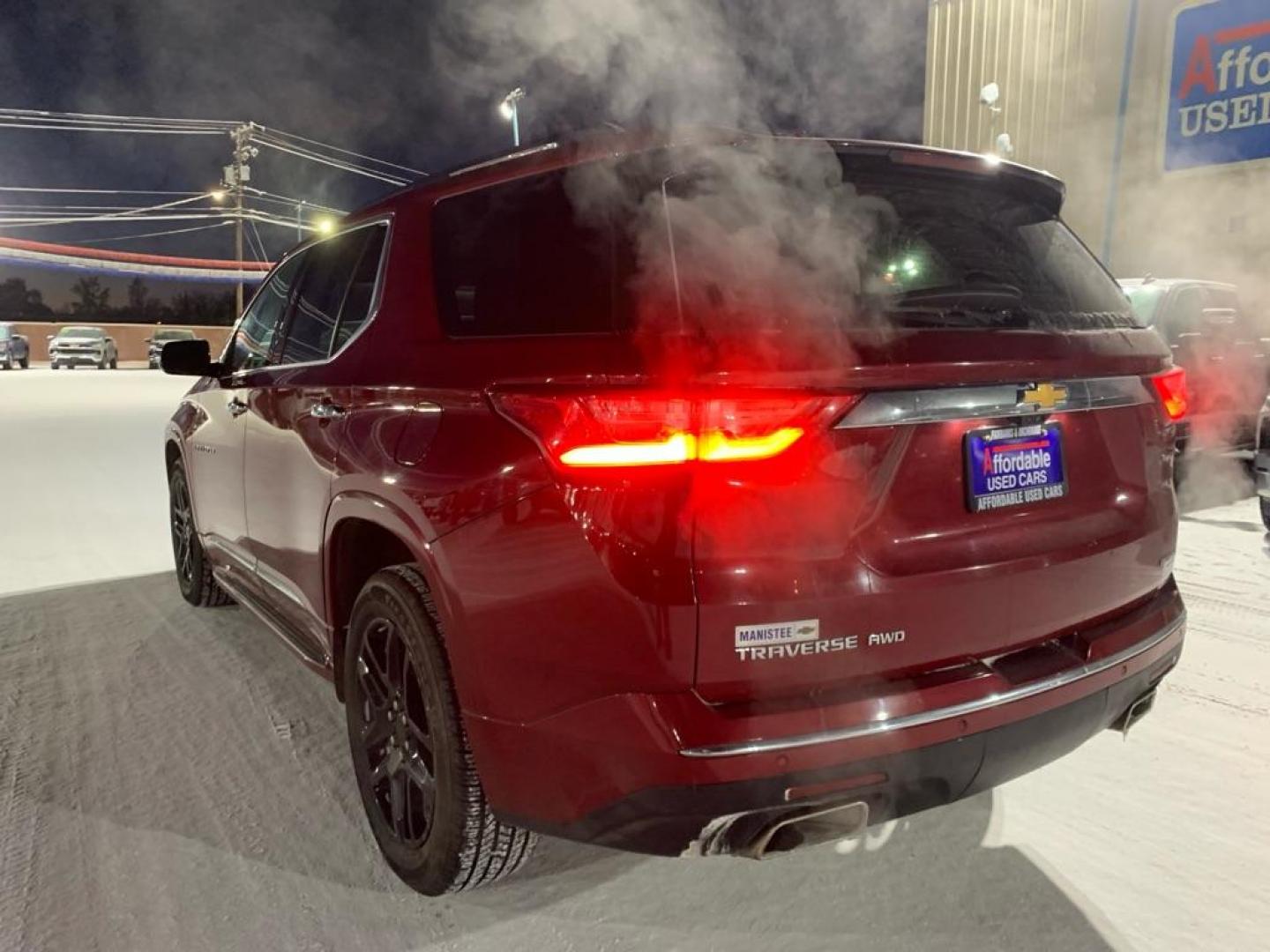 2019 RED CHEVROLET TRAVERSE PREMIER (1GNEVKKW4KJ) with an 3.6L engine, Automatic transmission, located at 2525 S. Cushman, Fairbanks, AK, 99701, (907) 452-5707, 64.824036, -147.712311 - Photo#2