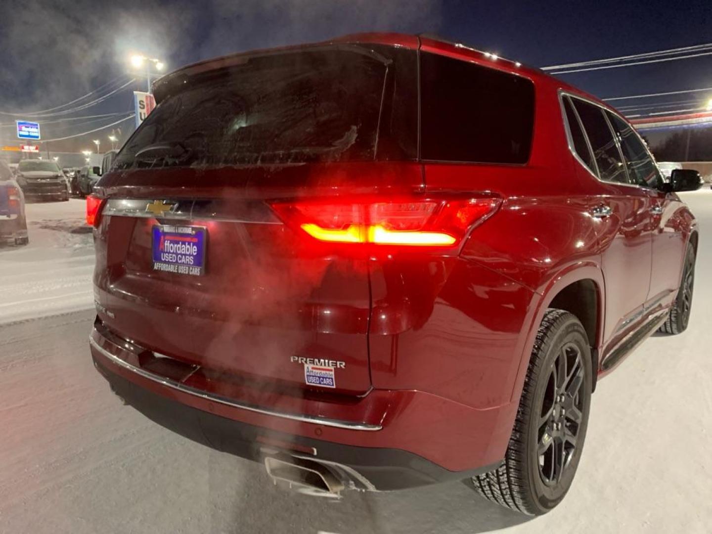 2019 RED CHEVROLET TRAVERSE PREMIER (1GNEVKKW4KJ) with an 3.6L engine, Automatic transmission, located at 2525 S. Cushman, Fairbanks, AK, 99701, (907) 452-5707, 64.824036, -147.712311 - Photo#3