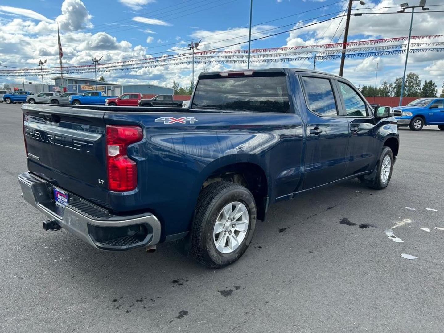 2023 BLUE CHEVROLET SILVERADO 1500 LT (3GCUDDE83PG) with an 3.0L engine, Automatic transmission, located at 2525 S. Cushman, Fairbanks, AK, 99701, (907) 452-5707, 64.824036, -147.712311 - Photo#2