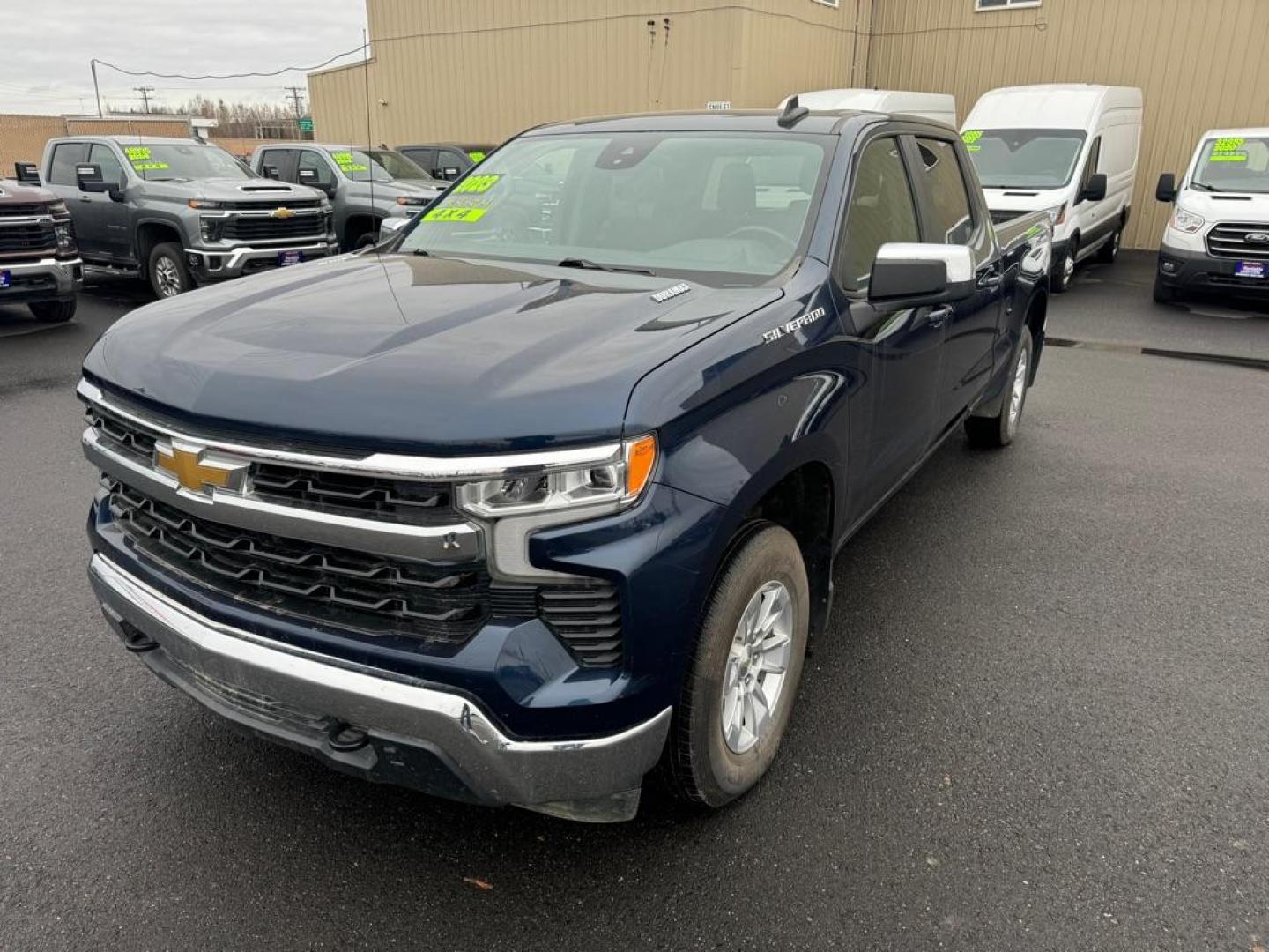 2023 BLUE CHEVROLET SILVERADO 1500 LT (3GCUDDE83PG) with an 3.0L engine, Automatic transmission, located at 2525 S. Cushman, Fairbanks, AK, 99701, (907) 452-5707, 64.824036, -147.712311 - Photo#7