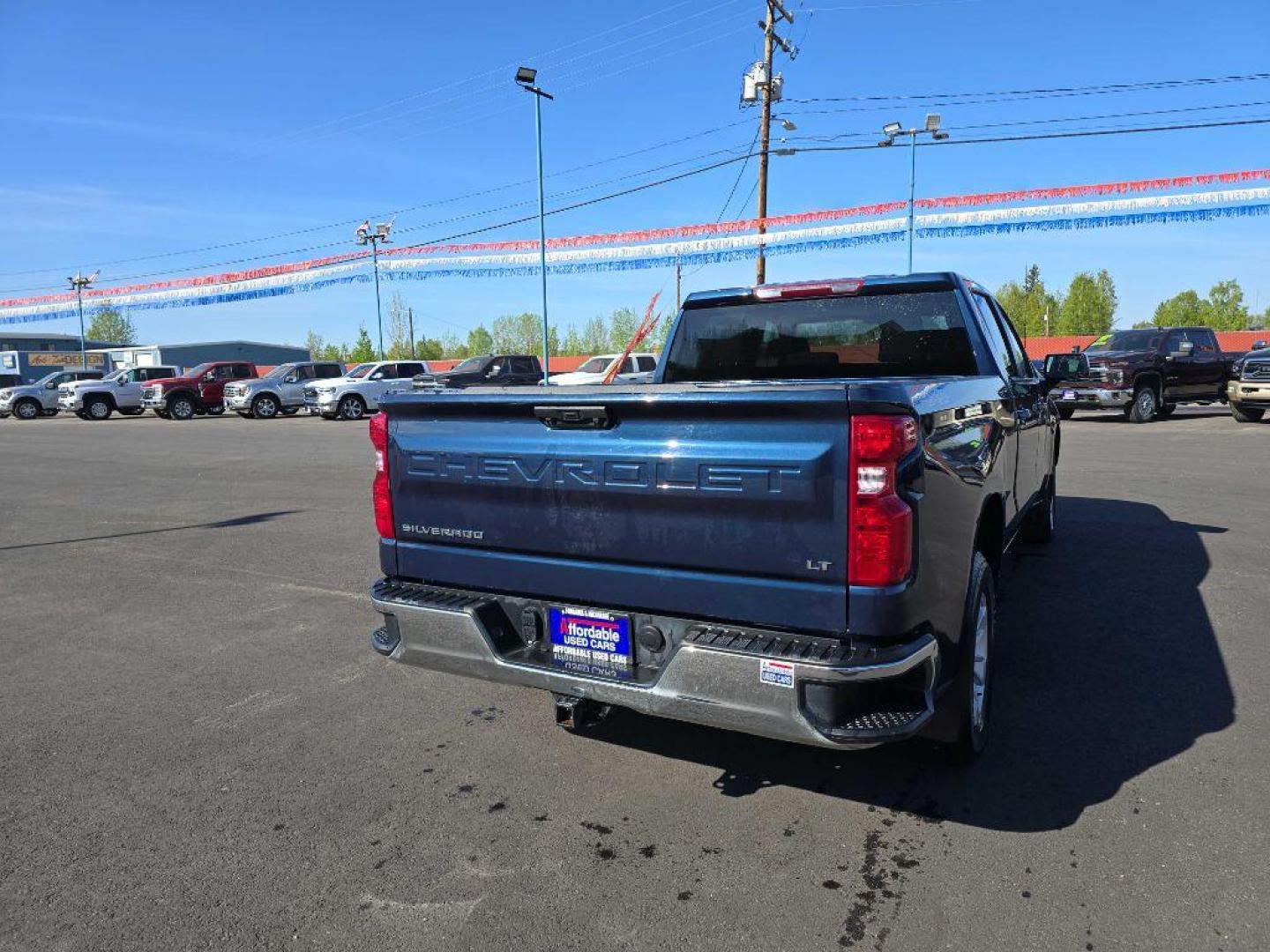 2023 BLUE CHEVROLET SILVERADO 1500 LT (3GCUDDE83PG) with an 3.0L engine, Automatic transmission, located at 2525 S. Cushman, Fairbanks, AK, 99701, (907) 452-5707, 64.824036, -147.712311 - Photo#2