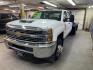 2018 WHITE CHEVROLET SILVERADO 3500 FLAT BED DUALLY (1GB4KYCY0JF) with an 6.6L engine, Automatic transmission, located at 2525 S. Cushman, Fairbanks, AK, 99701, (907) 452-5707, 64.824036, -147.712311 - Photo#1