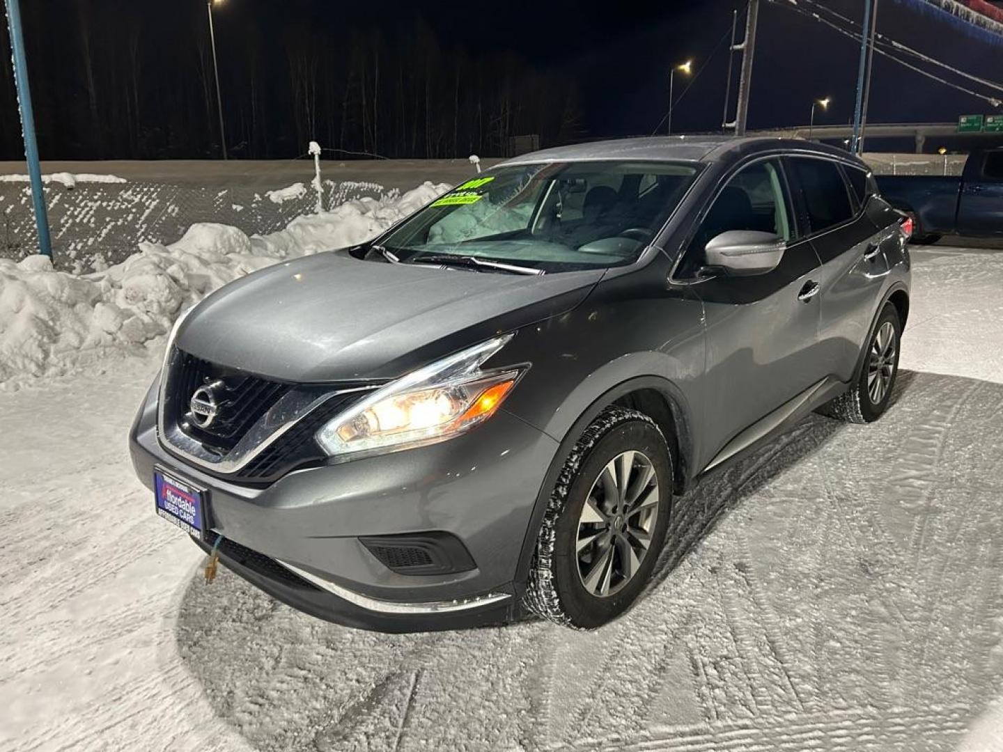 2017 GRAY NISSAN MURANO S (5N1AZ2MH5HN) with an 3.5L engine, Continuously Variable transmission, located at 2525 S. Cushman, Fairbanks, AK, 99701, (907) 452-5707, 64.824036, -147.712311 - Photo#0