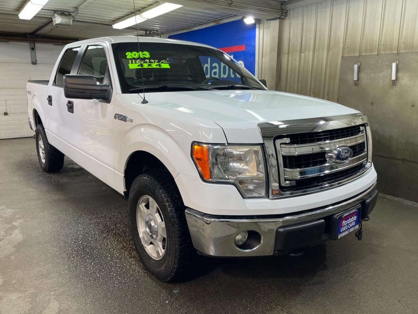 2013 WHITE FORD F150 SUPERCREW (1FTFW1EF4DF) with an 5.0L engine, Automatic transmission, located at 2525 S. Cushman, Fairbanks, AK, 99701, (907) 452-5707, 64.824036, -147.712311 - Photo#0