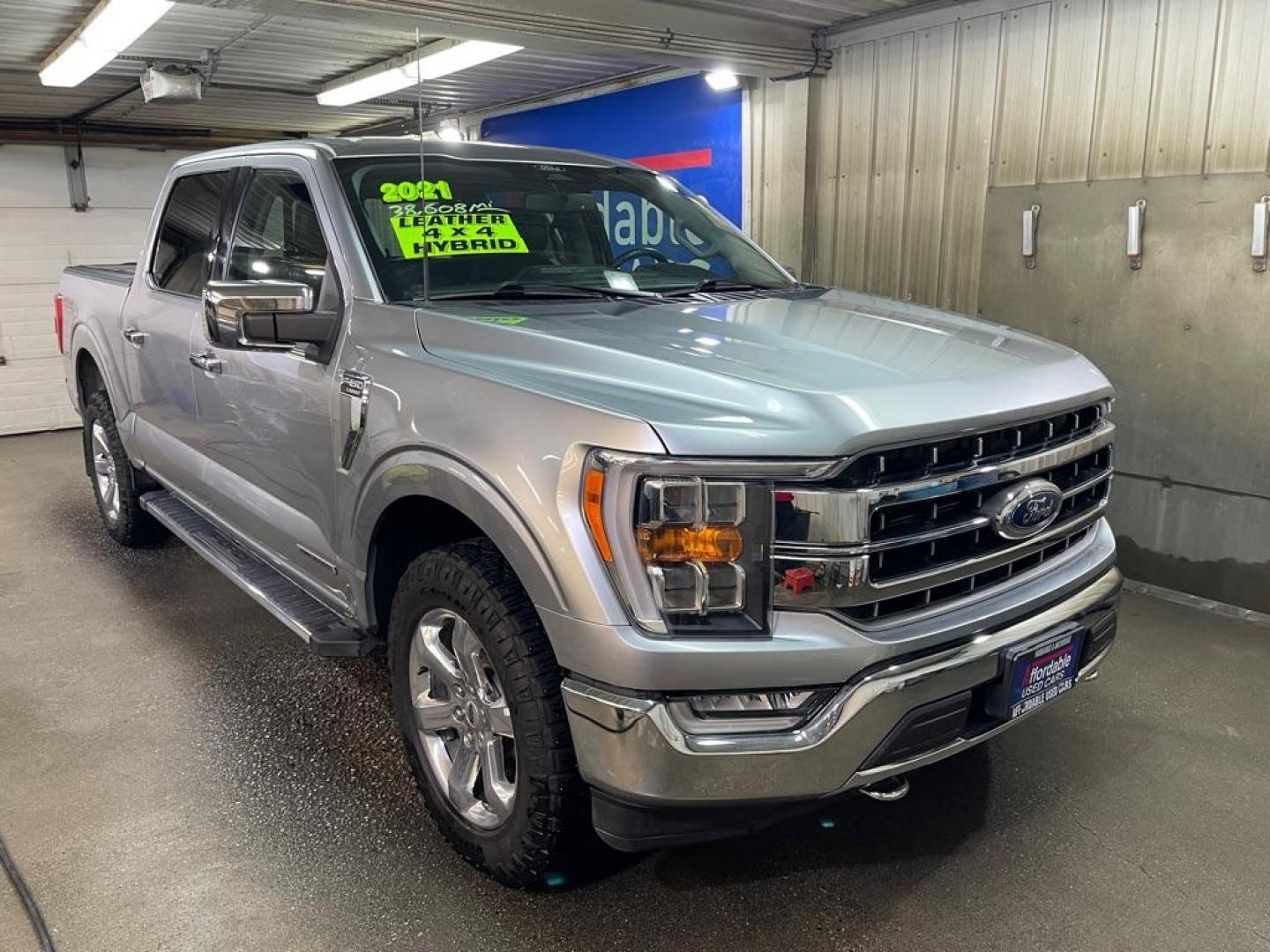 2021 SILVER FORD F150 SUPERCREW (1FTFW1ED4MF) with an 3.5L engine, Automatic transmission, located at 2525 S. Cushman, Fairbanks, AK, 99701, (907) 452-5707, 64.824036, -147.712311 - Photo#0