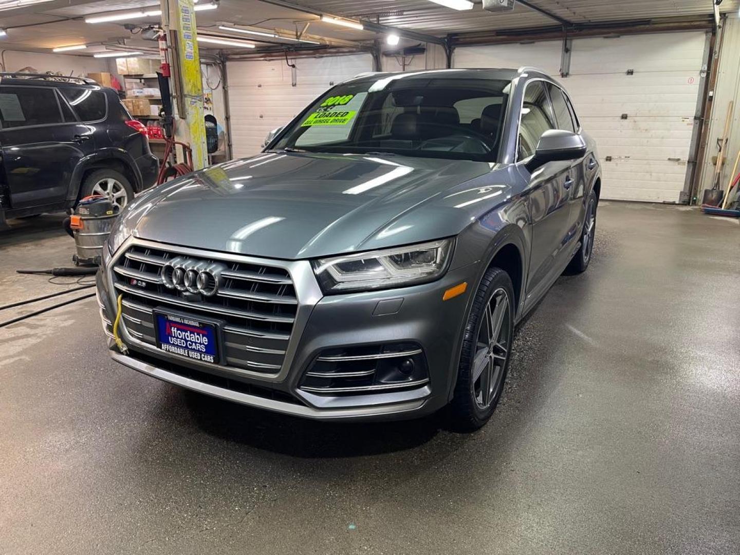 2018 GRAY AUDI SQ5 PRESTIGE (WA1C4AFY5J2) with an 3.0L engine, Automatic transmission, located at 2525 S. Cushman, Fairbanks, AK, 99701, (907) 452-5707, 64.824036, -147.712311 - Photo#1