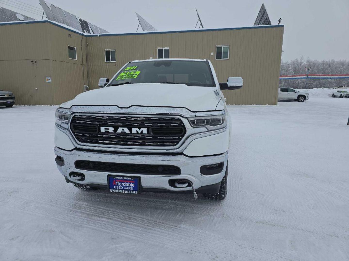 2021 WHITE RAM 1500 LIMITED (1C6SRFHTXMN) with an 5.7L engine, Automatic transmission, located at 2525 S. Cushman, Fairbanks, AK, 99701, (907) 452-5707, 64.824036, -147.712311 - Photo#0