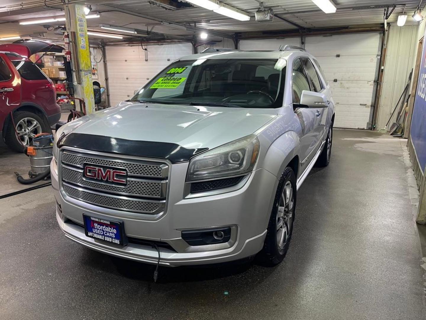 2014 WHITE GMC ACADIA DENALI (1GKKVTKD8EJ) with an 3.6L engine, Automatic transmission, located at 2525 S. Cushman, Fairbanks, AK, 99701, (907) 452-5707, 64.824036, -147.712311 - Photo#1