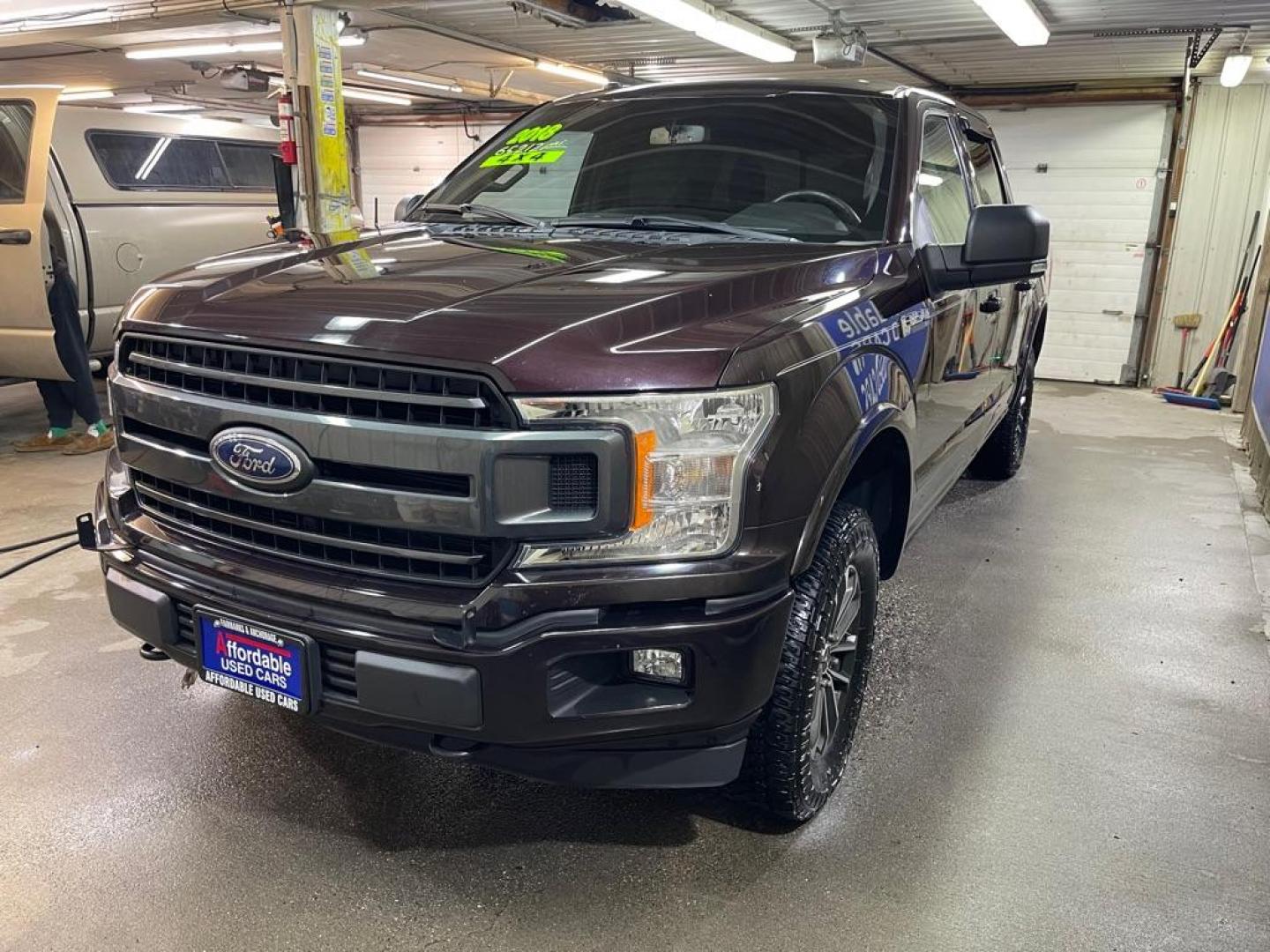 2018 MAROON FORD F150 SUPERCREW (1FTEW1E53JK) with an 5.0L engine, Automatic transmission, located at 2525 S. Cushman, Fairbanks, AK, 99701, (907) 452-5707, 64.824036, -147.712311 - Photo#1