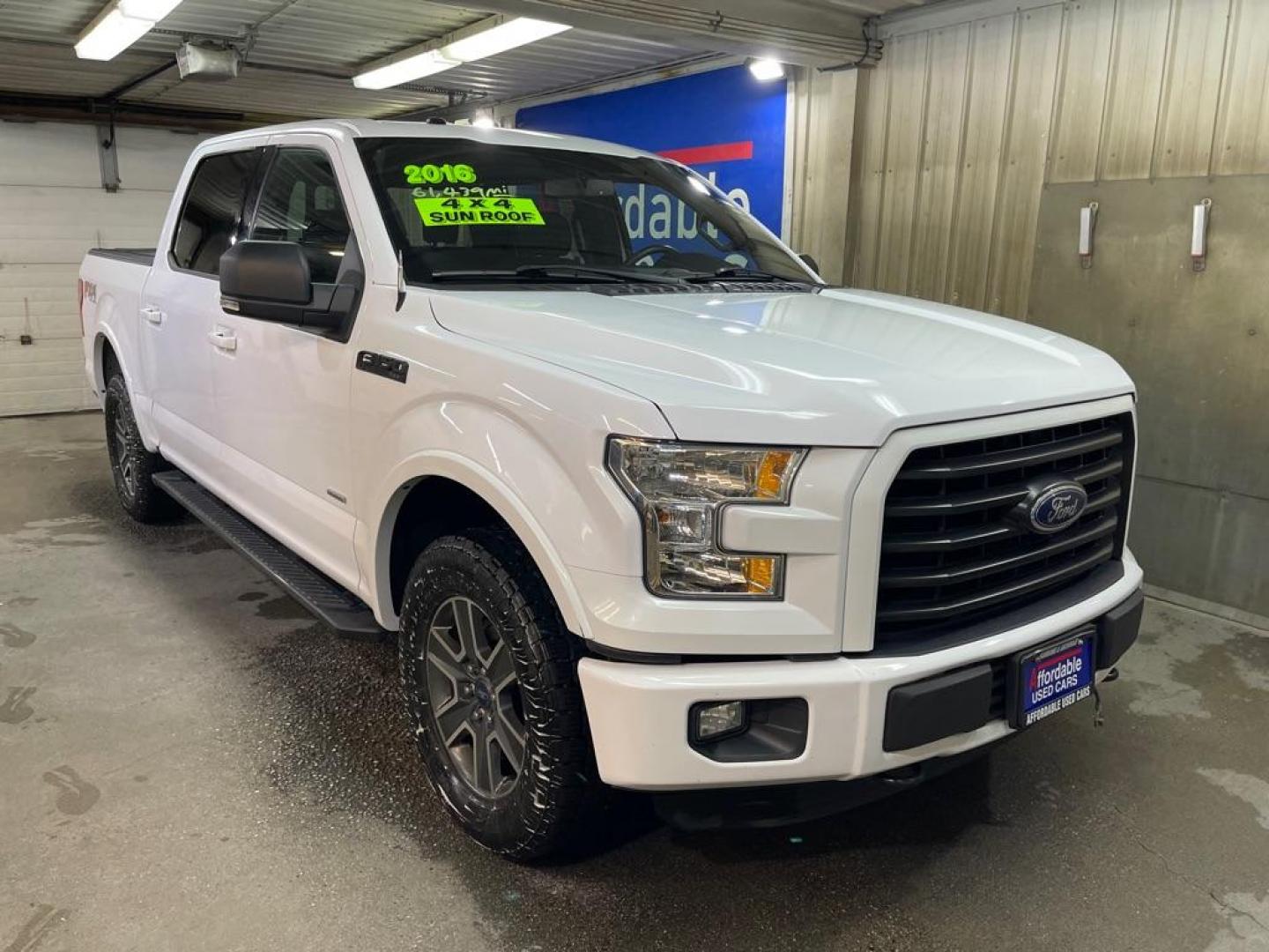 2016 WHITE FORD F150 SUPERCREW (1FTEW1EP9GK) with an 2.7L engine, Automatic transmission, located at 2525 S. Cushman, Fairbanks, AK, 99701, (907) 452-5707, 64.824036, -147.712311 - Photo#0