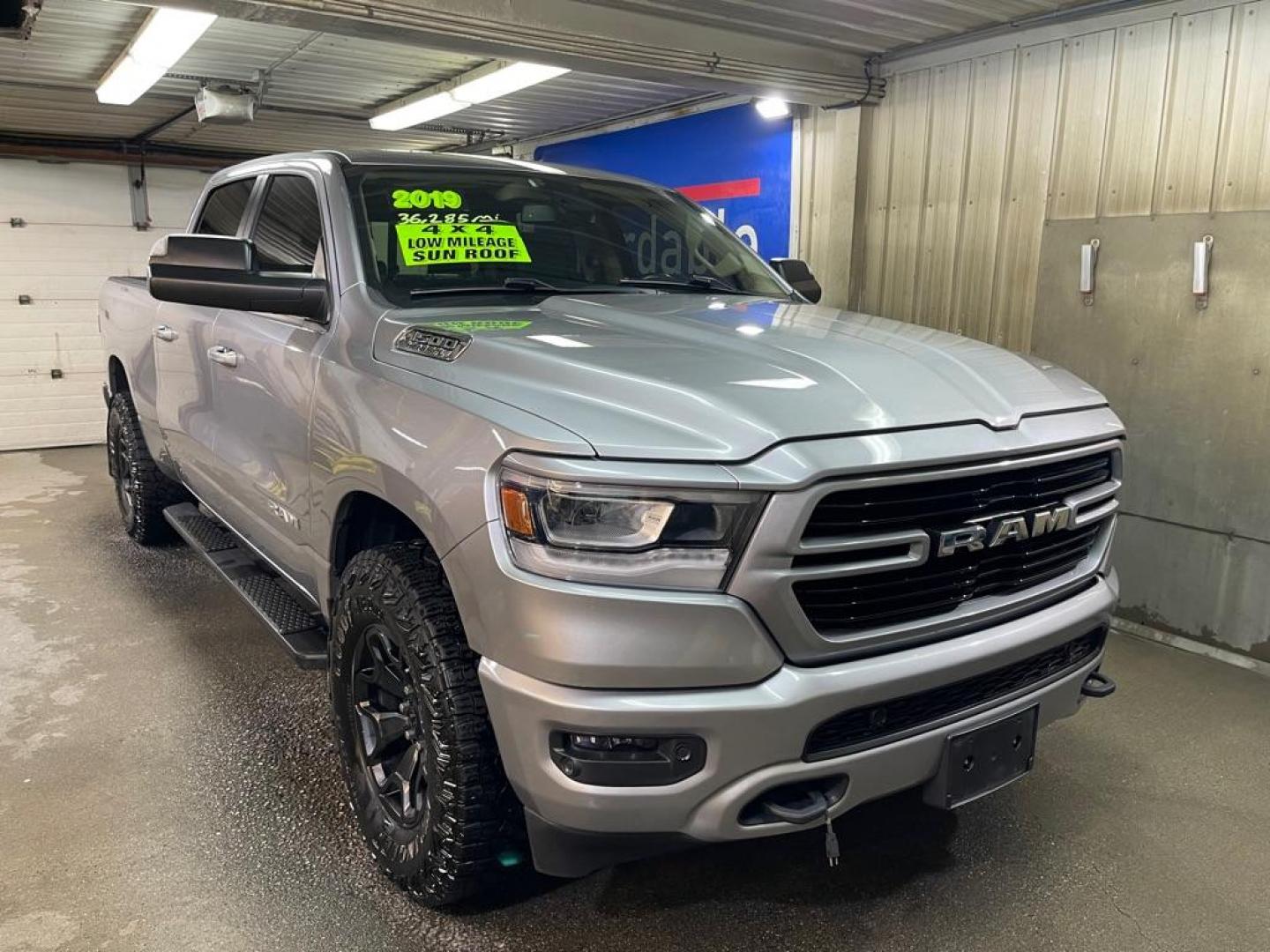 2019 SILVER RAM 1500 BIG HORN/LONE STAR (1C6SRFMT5KN) with an 5.7L engine, Automatic transmission, located at 2525 S. Cushman, Fairbanks, AK, 99701, (907) 452-5707, 64.824036, -147.712311 - Photo#0