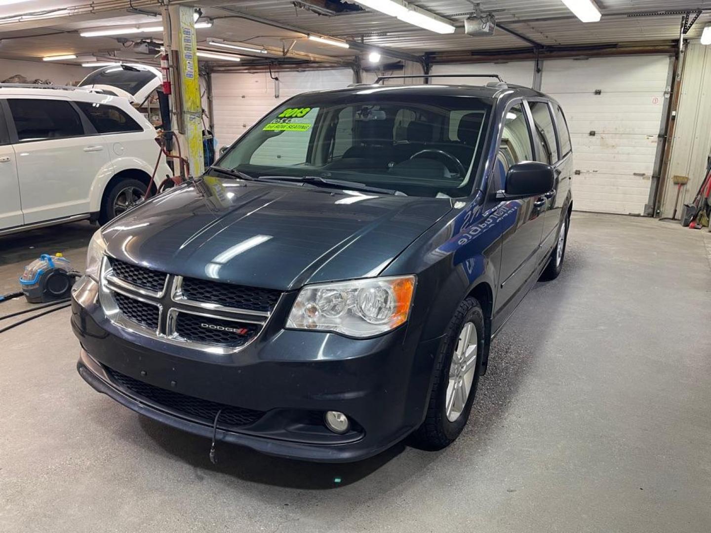 2013 BLACK DODGE GRAND CARAVAN CREW (2C4RDGDG7DR) with an 3.6L engine, Automatic transmission, located at 2525 S. Cushman, Fairbanks, AK, 99701, (907) 452-5707, 64.824036, -147.712311 - Photo#1