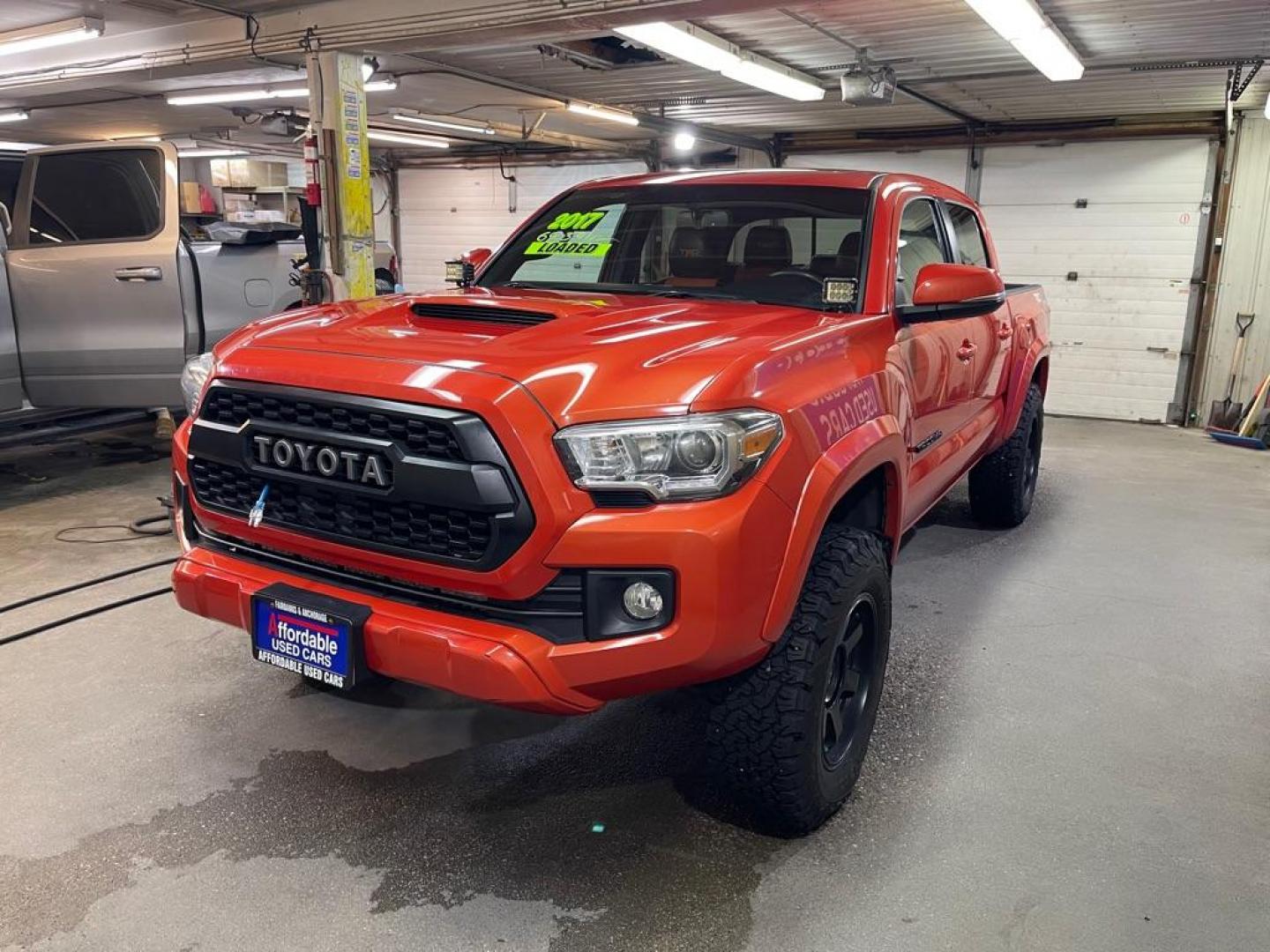 2017 ORANGE TOYOTA TACOMA DOUBLE CAB (3TMCZ5AN9HM) with an 3.5L engine, Automatic transmission, located at 2525 S. Cushman, Fairbanks, AK, 99701, (907) 452-5707, 64.824036, -147.712311 - Photo#1