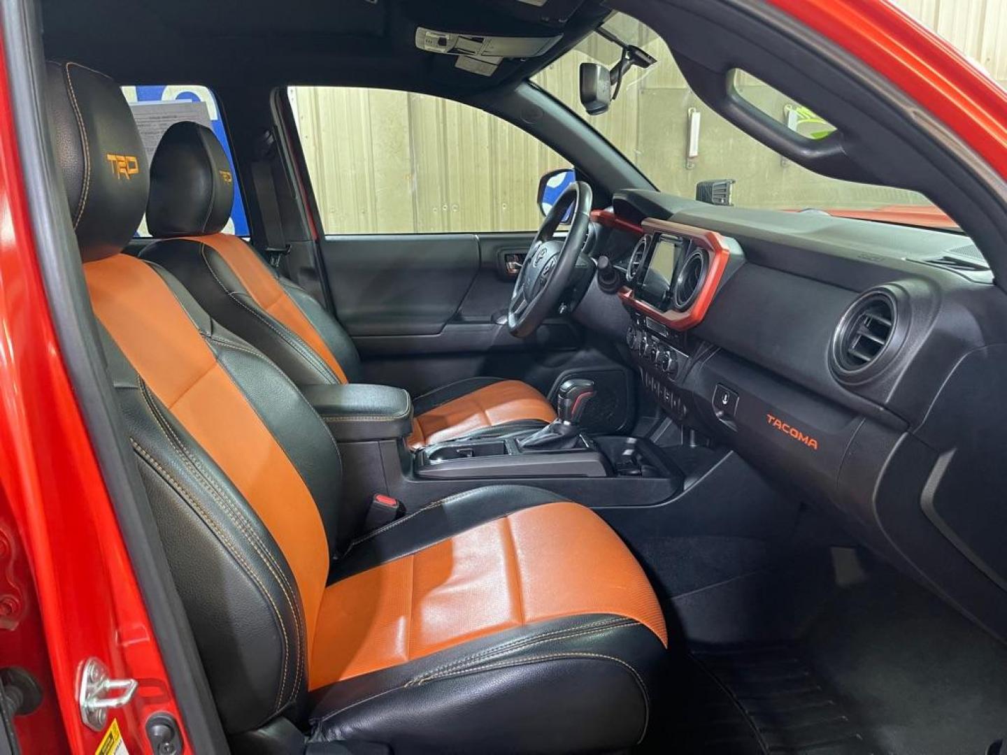 2017 ORANGE TOYOTA TACOMA DOUBLE CAB (3TMCZ5AN9HM) with an 3.5L engine, Automatic transmission, located at 2525 S. Cushman, Fairbanks, AK, 99701, (907) 452-5707, 64.824036, -147.712311 - Photo#3