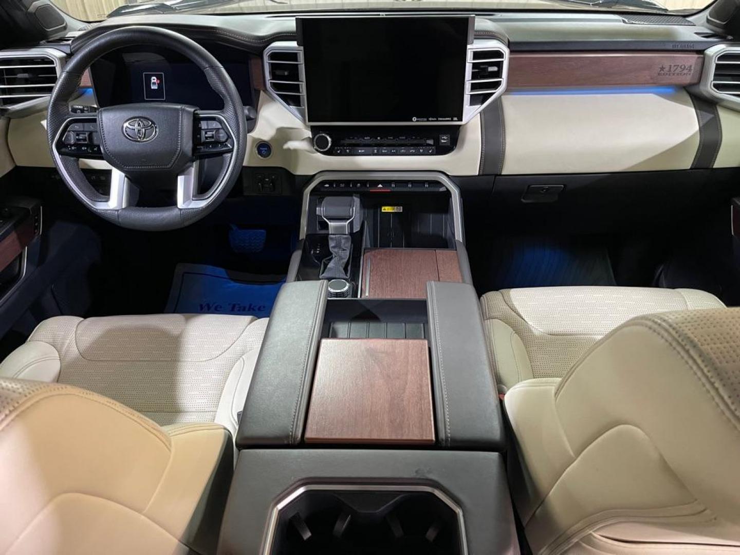 2023 BROWN TOYOTA TUNDRA CREWMAX PLATINU (5TFMC5EC7PX) with an 3.4L engine, Automatic transmission, located at 2525 S. Cushman, Fairbanks, AK, 99701, (907) 452-5707, 64.824036, -147.712311 - Photo#5