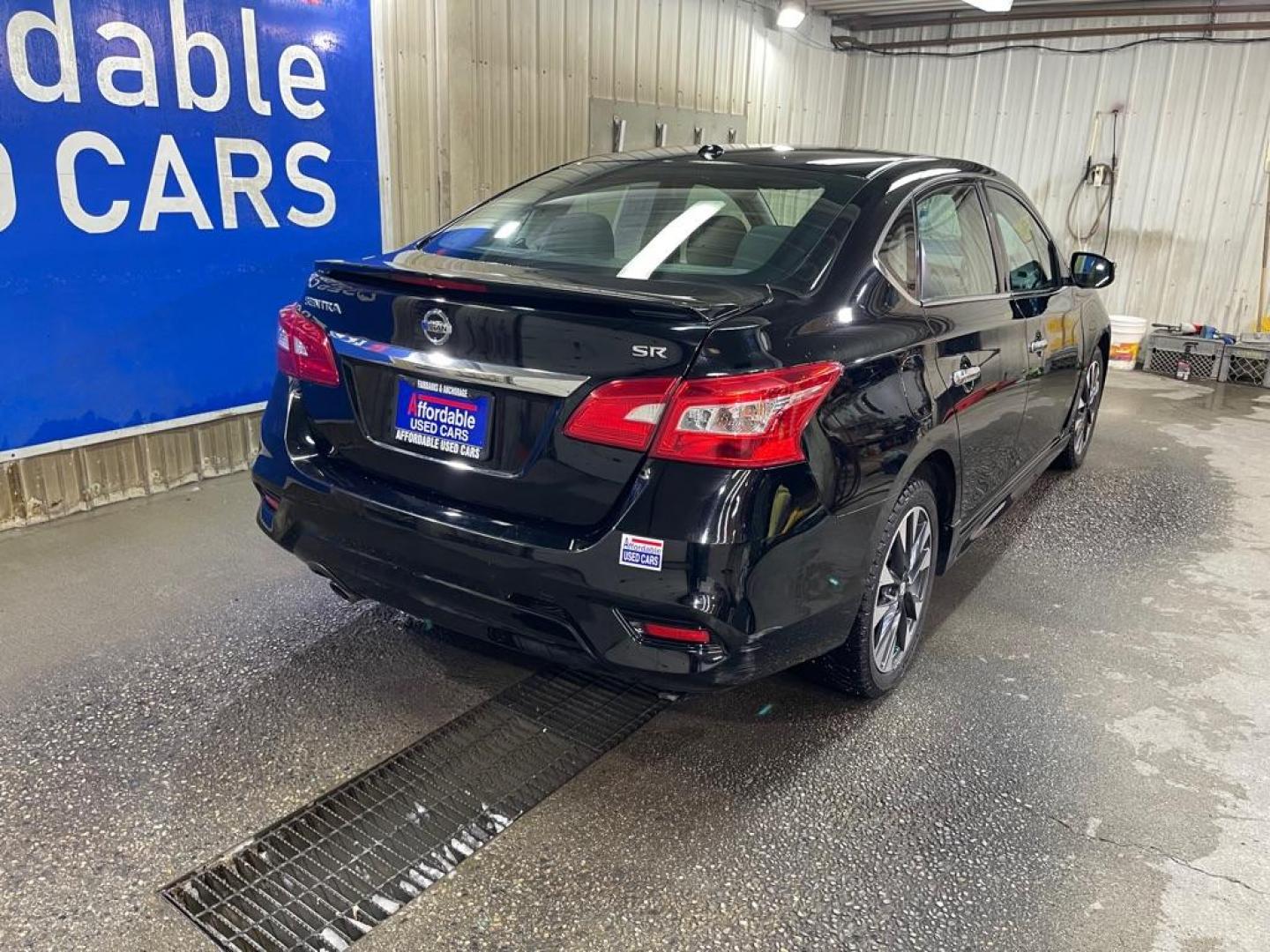 2019 BLACK NISSAN SENTRA S (3N1AB7APXKY) with an 1.8L engine, Continuously Variable transmission, located at 2525 S. Cushman, Fairbanks, AK, 99701, (907) 452-5707, 64.824036, -147.712311 - Photo#2