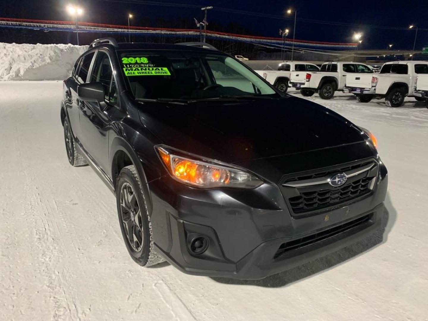 2018 GRAY SUBARU CROSSTREK (JF2GTAAC7J9) with an 2.0L engine, 6-Speed Manual transmission, located at 2525 S. Cushman, Fairbanks, AK, 99701, (907) 452-5707, 64.824036, -147.712311 - Photo#0