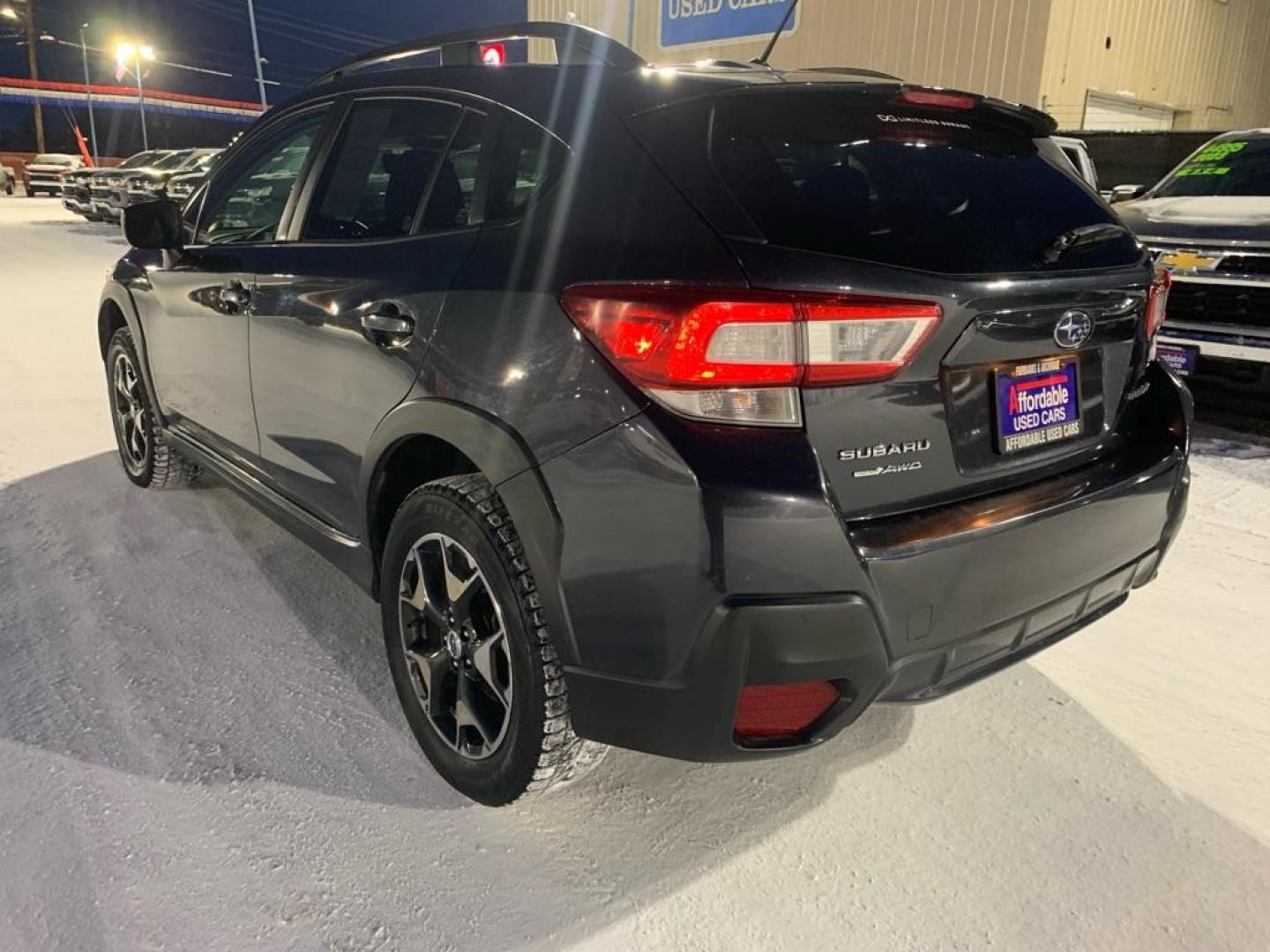 2018 GRAY SUBARU CROSSTREK (JF2GTAAC7J9) with an 2.0L engine, 6-Speed Manual transmission, located at 2525 S. Cushman, Fairbanks, AK, 99701, (907) 452-5707, 64.824036, -147.712311 - Photo#2