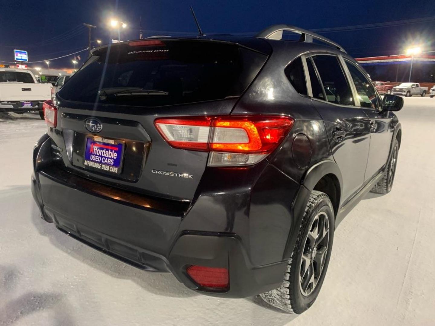 2018 GRAY SUBARU CROSSTREK (JF2GTAAC7J9) with an 2.0L engine, 6-Speed Manual transmission, located at 2525 S. Cushman, Fairbanks, AK, 99701, (907) 452-5707, 64.824036, -147.712311 - Photo#3