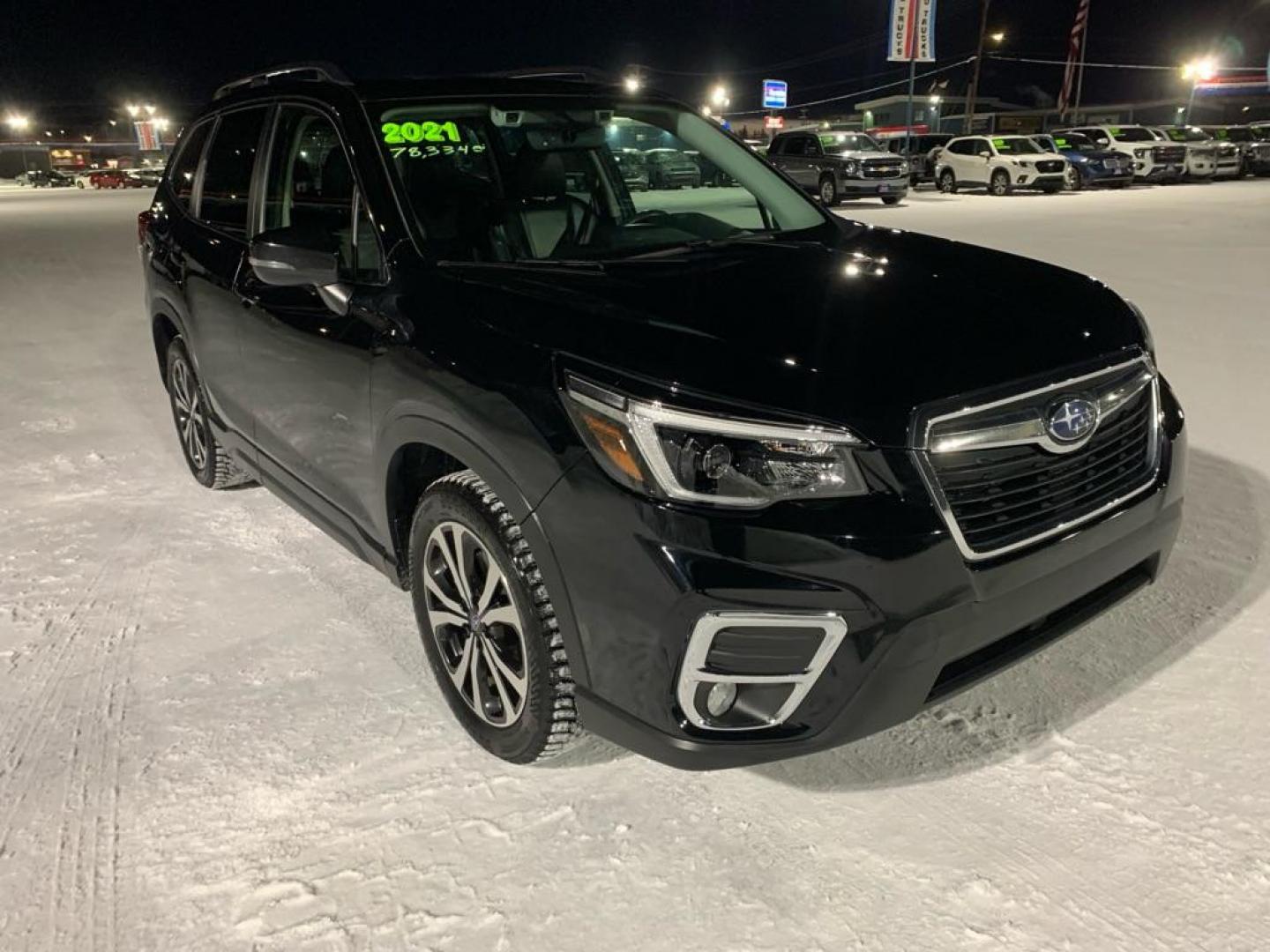 2021 GRAY SUBARU FORESTER LIMITED (JF2SKAUC5MH) with an 2.5L engine, Automatic transmission, located at 2525 S. Cushman, Fairbanks, AK, 99701, (907) 452-5707, 64.824036, -147.712311 - Photo#0