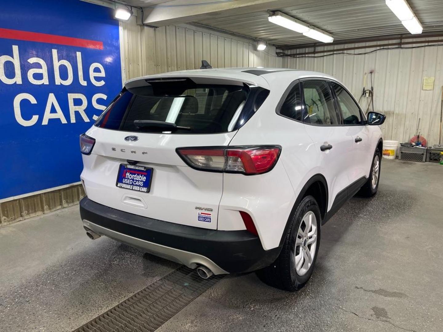 2022 WHITE FORD ESCAPE S (1FMCU9F65NU) with an 1.5L engine, Automatic transmission, located at 2525 S. Cushman, Fairbanks, AK, 99701, (907) 452-5707, 64.824036, -147.712311 - Photo#2