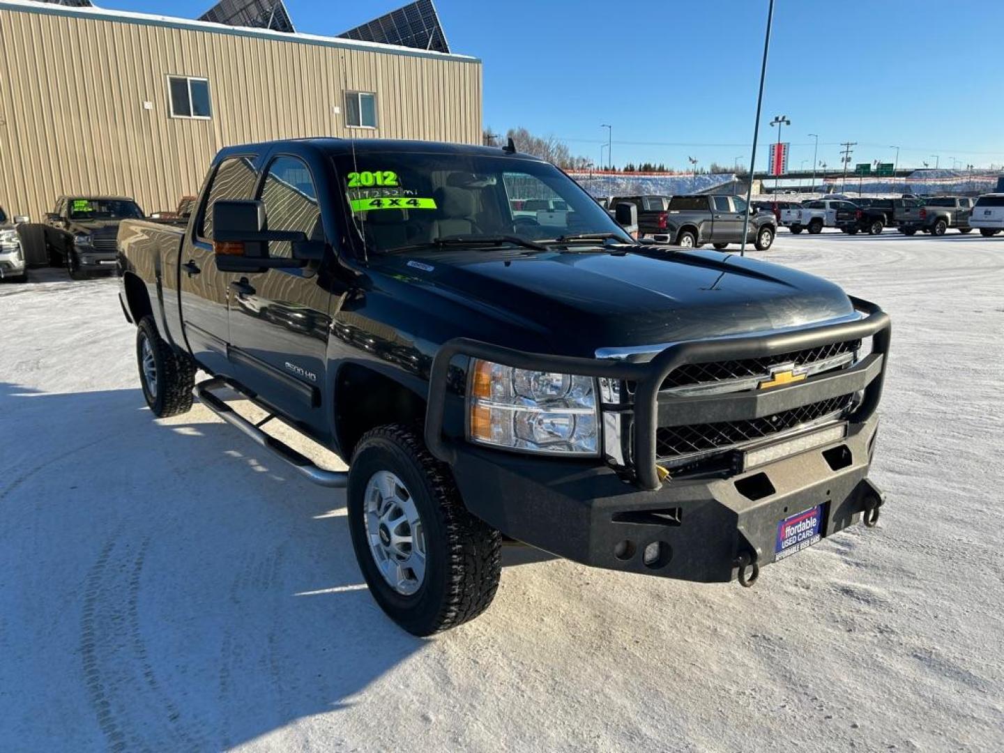 2012 BLACK CHEVROLET SILVERADO 2500 HEAVY DUTY LT (1GC1KXCG0CF) with an 6.0L engine, Automatic transmission, located at 2525 S. Cushman, Fairbanks, AK, 99701, (907) 452-5707, 64.824036, -147.712311 - Photo#1