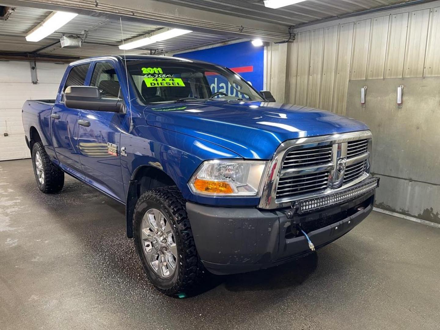 2011 BLUE DODGE RAM 2500 (3D7UT2CL9BG) with an 6.7L engine, Automatic transmission, located at 2525 S. Cushman, Fairbanks, AK, 99701, (907) 452-5707, 64.824036, -147.712311 - Photo#0