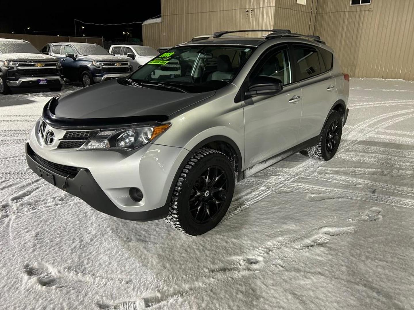 2013 SILVER TOYOTA RAV4 LE (2T3BFREV3DW) with an 2.5L engine, Automatic transmission, located at 2525 S. Cushman, Fairbanks, AK, 99701, (907) 452-5707, 64.824036, -147.712311 - Photo#0