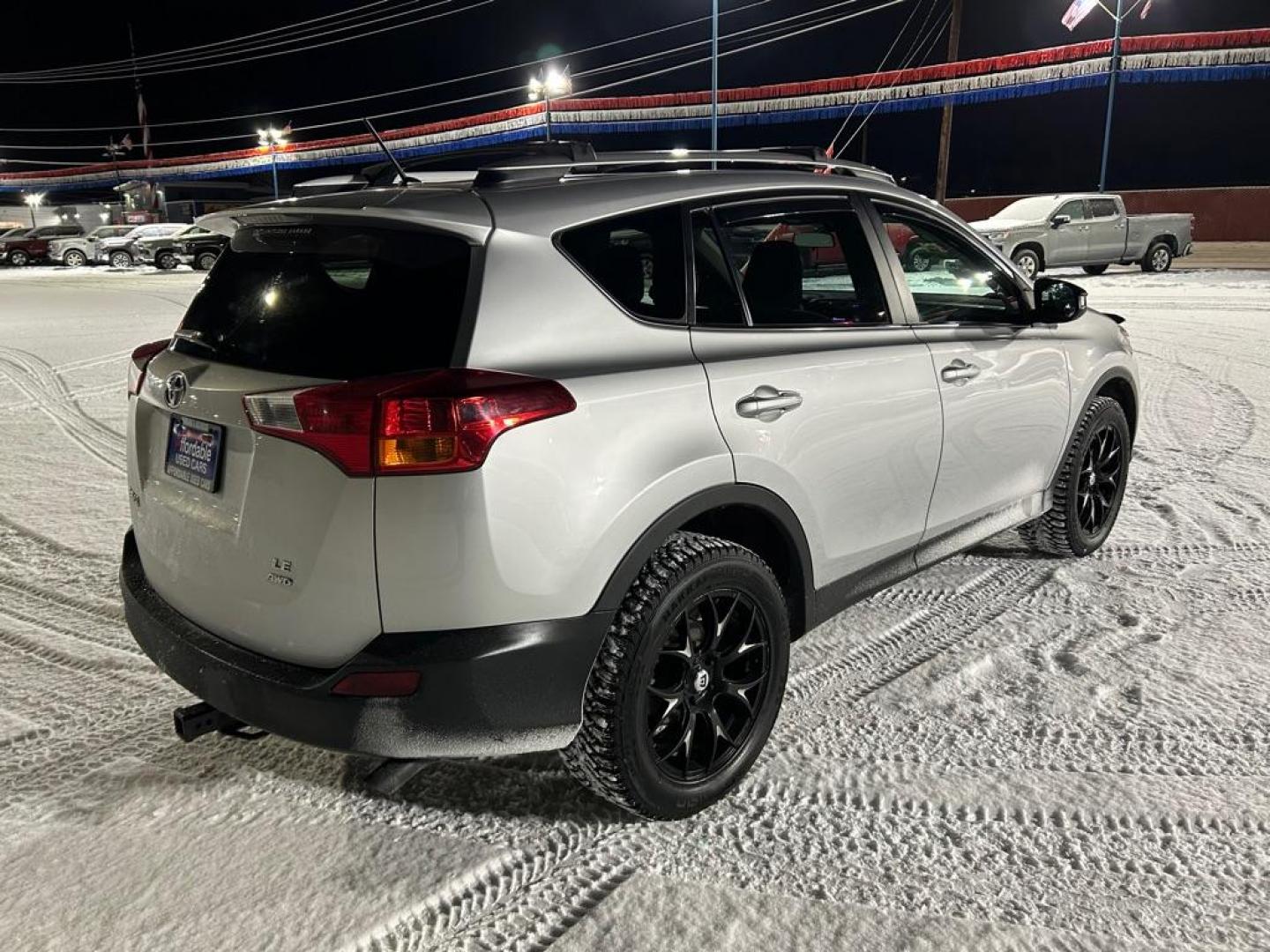 2013 SILVER TOYOTA RAV4 LE (2T3BFREV3DW) with an 2.5L engine, Automatic transmission, located at 2525 S. Cushman, Fairbanks, AK, 99701, (907) 452-5707, 64.824036, -147.712311 - Photo#2