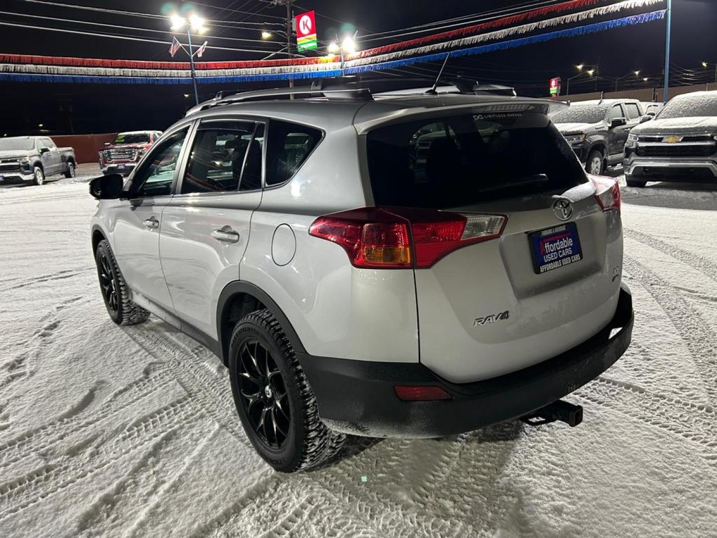 2013 SILVER TOYOTA RAV4 LE (2T3BFREV3DW) with an 2.5L engine, Automatic transmission, located at 2525 S. Cushman, Fairbanks, AK, 99701, (907) 452-5707, 64.824036, -147.712311 - Photo#3