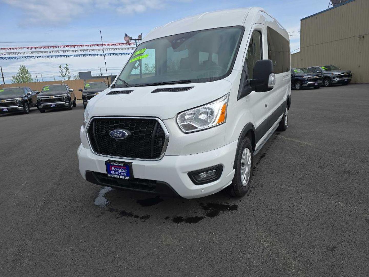 2022 WHITE FORD TRANSIT T-350 (1FDAX2C8XNK) with an 3.5L engine, Automatic transmission, located at 2525 S. Cushman, Fairbanks, AK, 99701, (907) 452-5707, 64.824036, -147.712311 - Photo#0