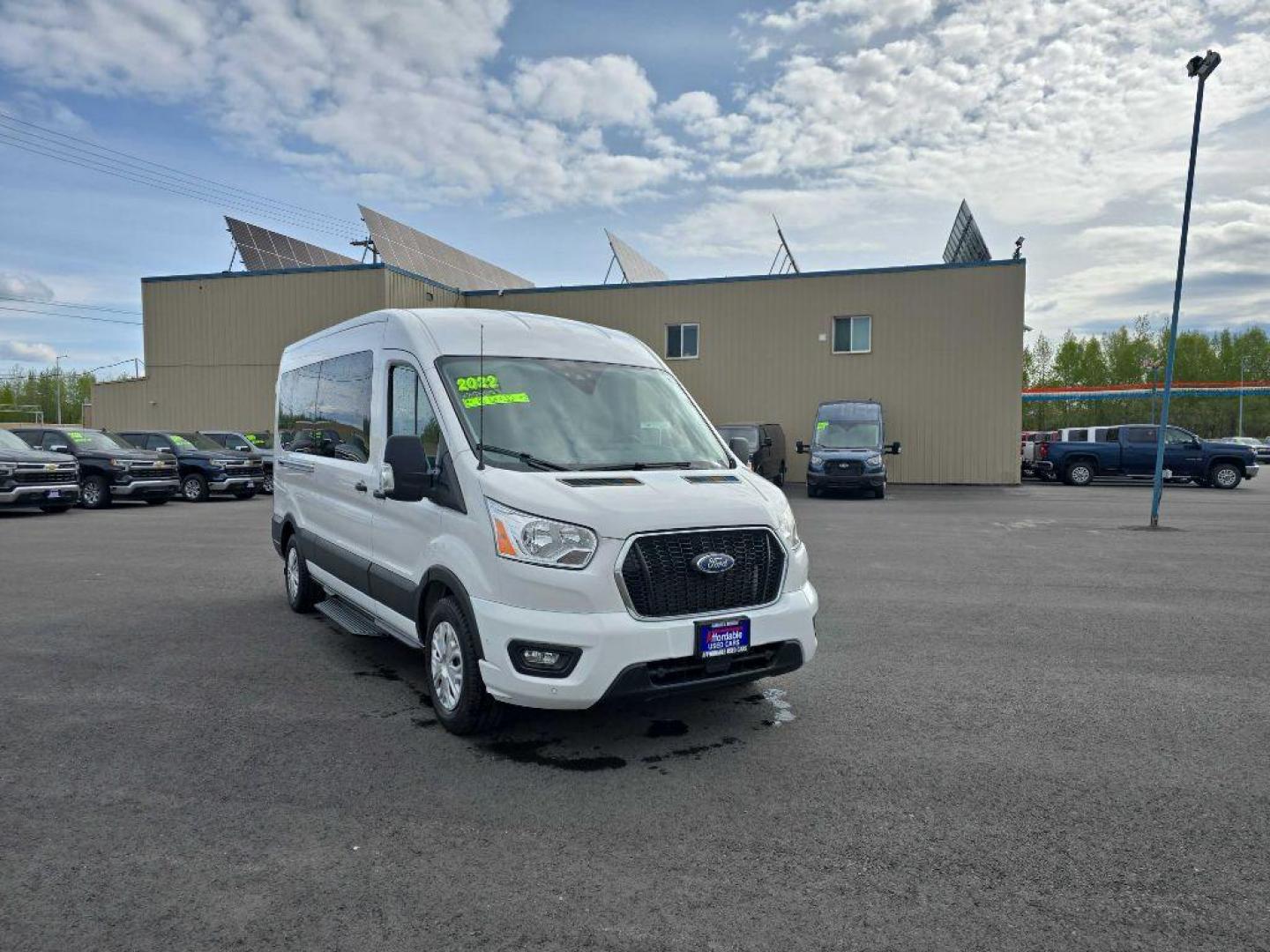 2022 WHITE FORD TRANSIT T-350 (1FDAX2C8XNK) with an 3.5L engine, Automatic transmission, located at 2525 S. Cushman, Fairbanks, AK, 99701, (907) 452-5707, 64.824036, -147.712311 - Photo#1