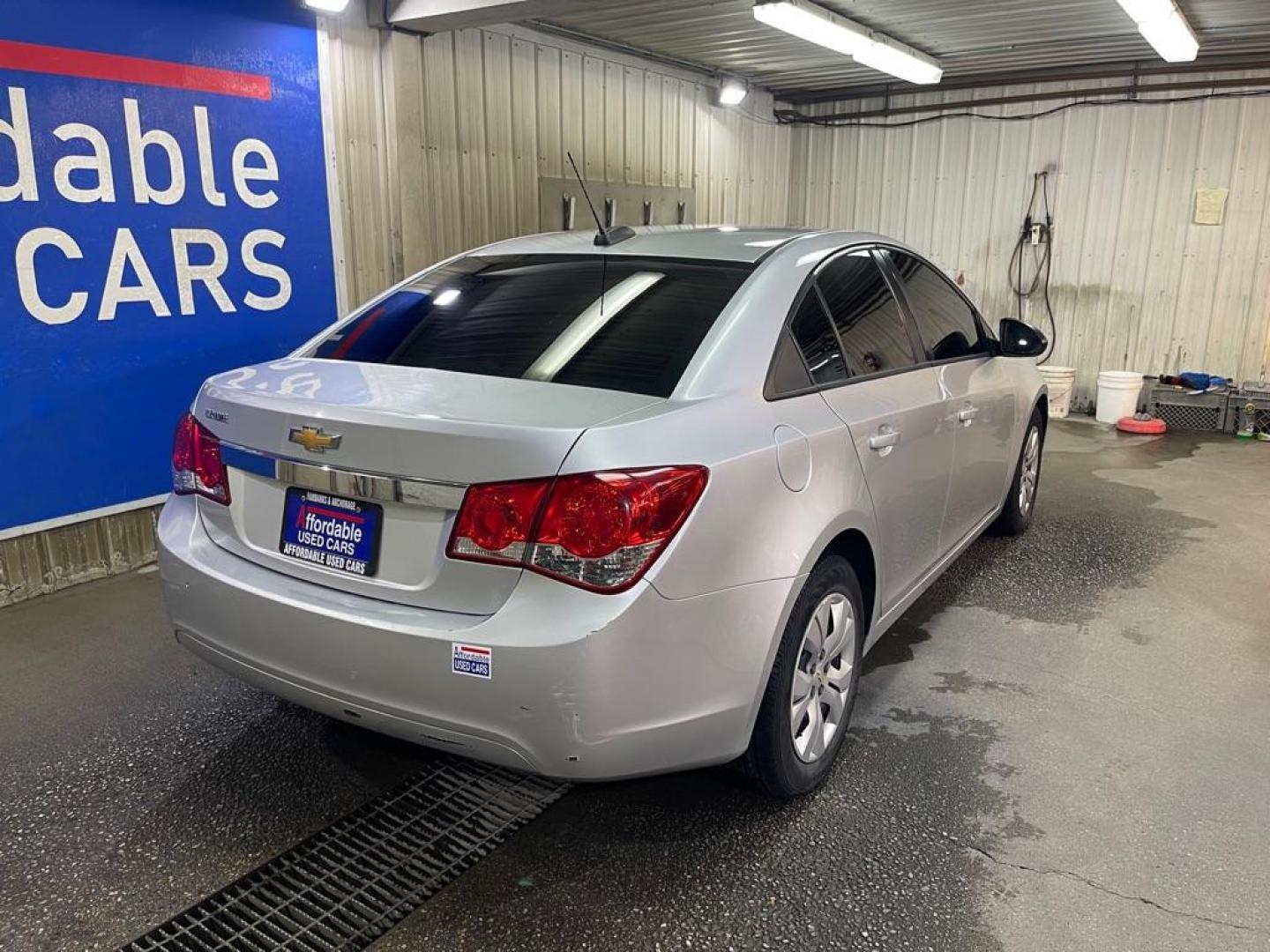 2015 SILVER CHEVROLET CRUZE LS (1G1PA5SH7F7) with an 1.8L engine, Automatic transmission, located at 2525 S. Cushman, Fairbanks, AK, 99701, (907) 452-5707, 64.824036, -147.712311 - Photo#2